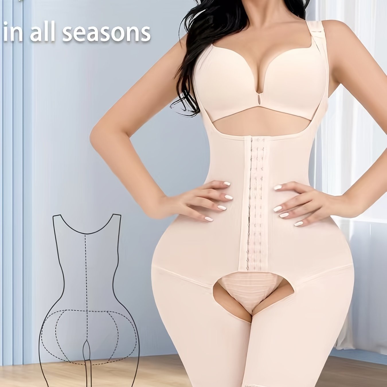 Full Body Klopp Shaper For Women Slimming Bodysuit With Open Crotch Corset  And Waist Trainer For Shaping And Underwear Postpar235P From Qljmw, $24.11