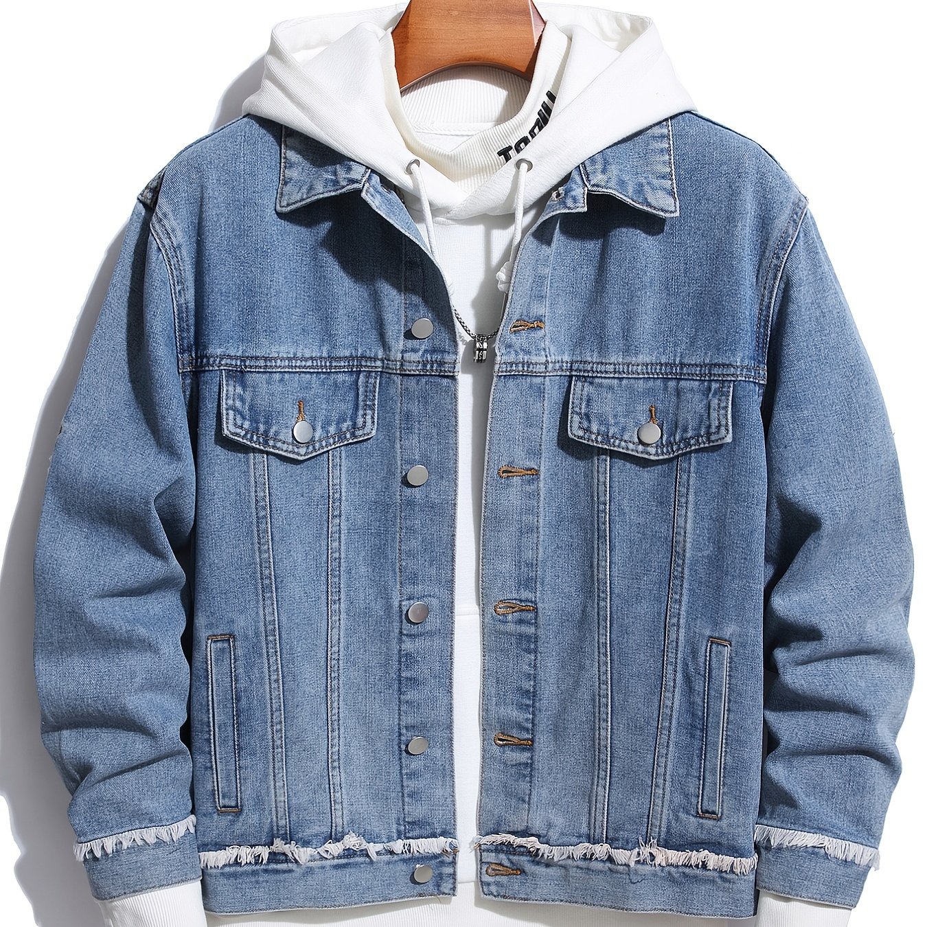 Always Jeans Chaqueta vaquera de hombre con bolsillos: a la venta a 29.99€  en