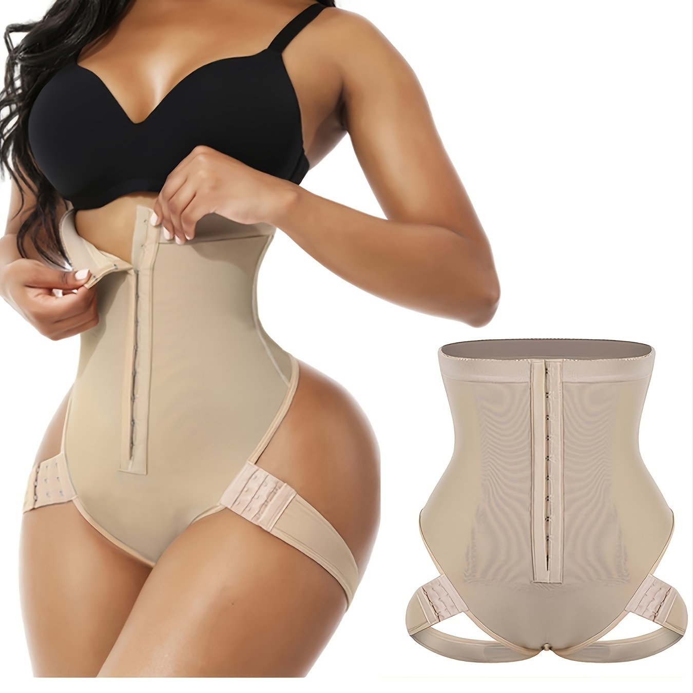  Women Bodysuit Tummy Control Shapewear Seamless Sculpting Thong  Full Body Shaper Fajas Allover Waist Trainer Jumpsuits Shaping Colombianas  Slimming Seamless Spaghetti Strap size strap shiny G30-Beige : Clothing,  Shoes & Jewelry