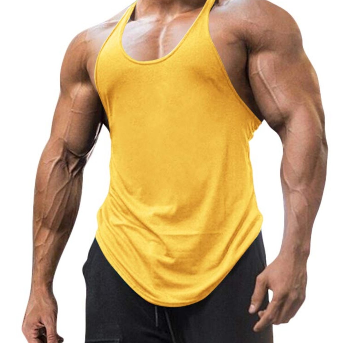 Men's Cotton Workout Tank Tops Gym Bodybuilding - Temu Canada