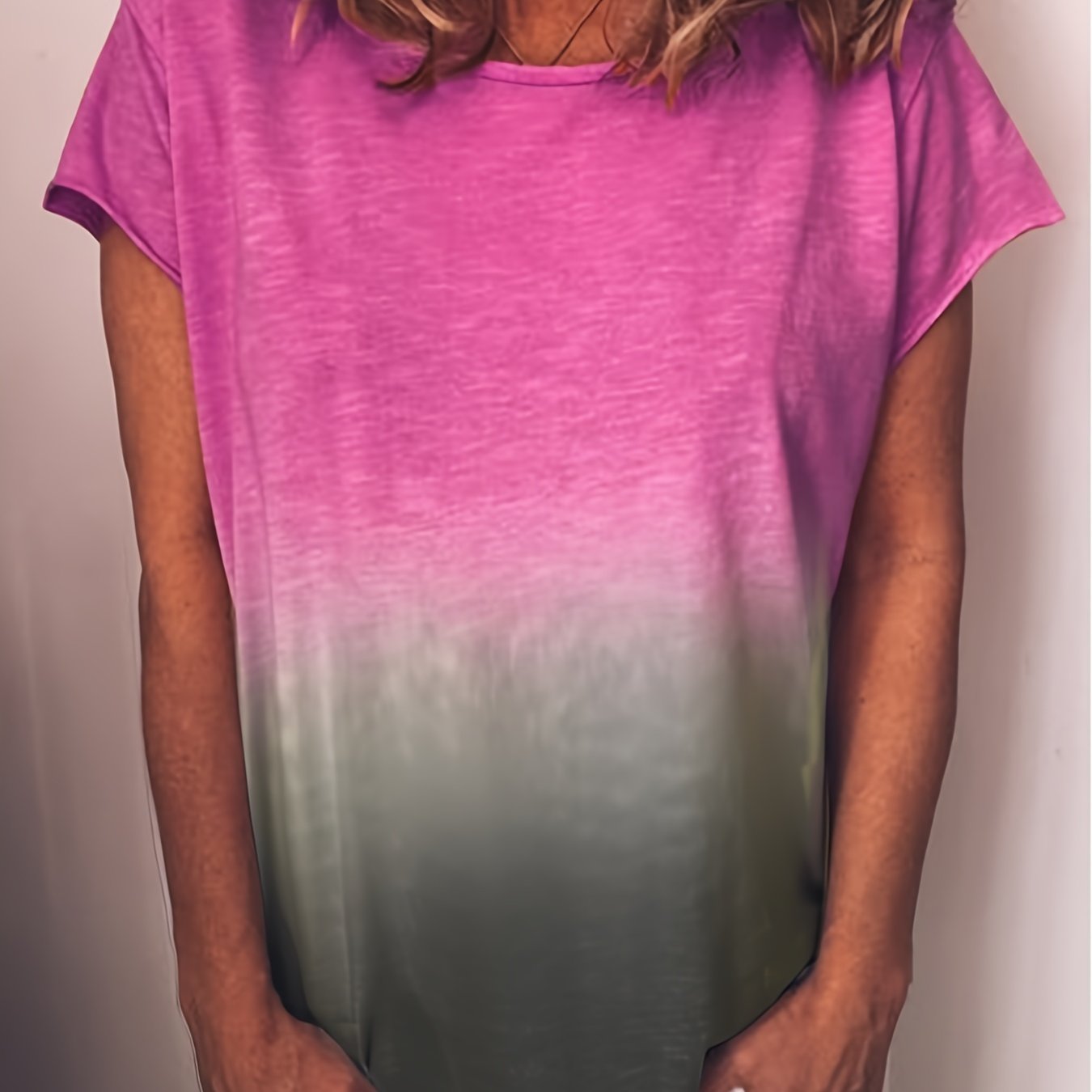 Pink Ombre Tie Dye T-shirt 