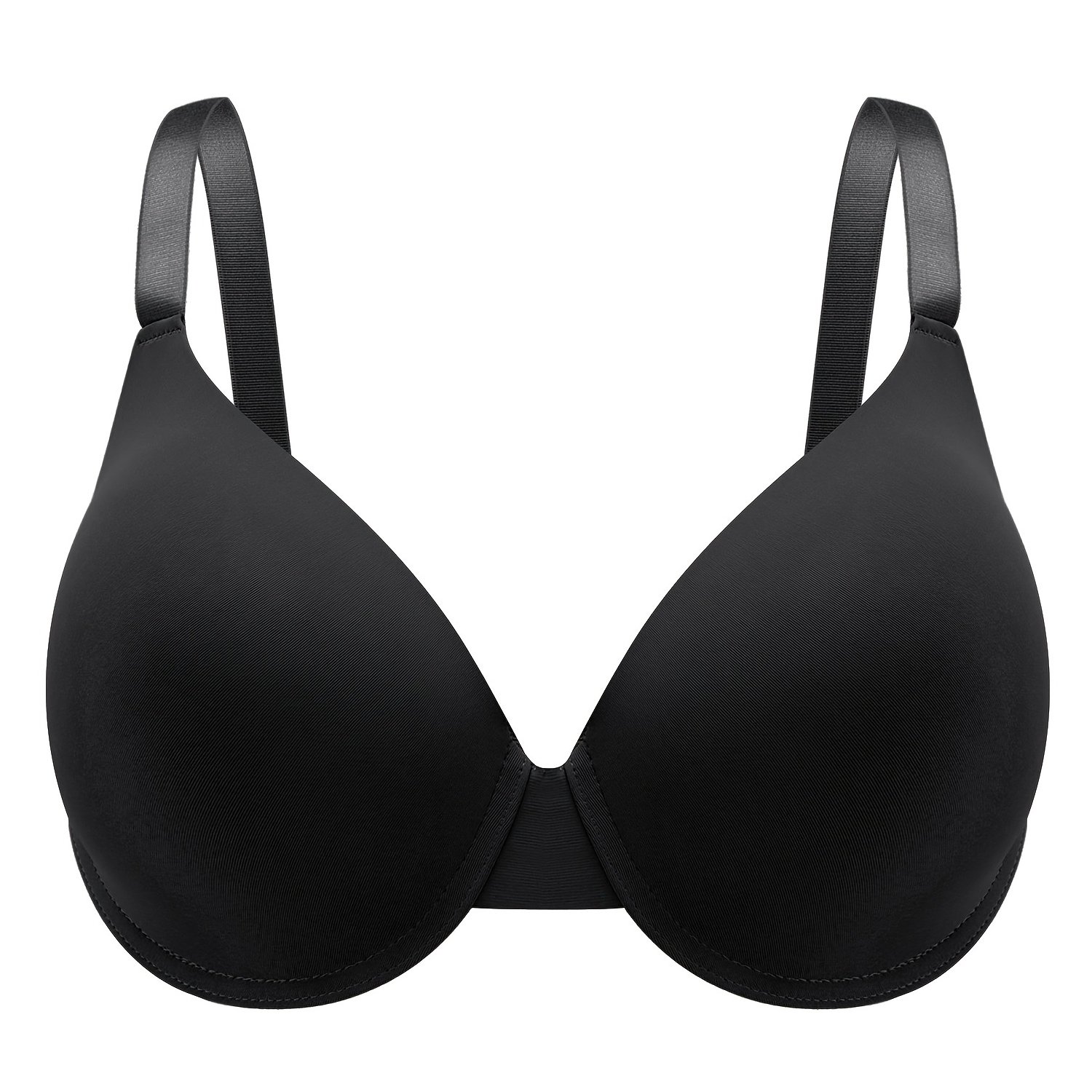 Women's Plus Size Bras T-Shirt Seamless Breathable Underwire Bra Wireless  Minimizer Bras (Color : Black, Size : 42B/C) : : Clothing, Shoes &  Accessories