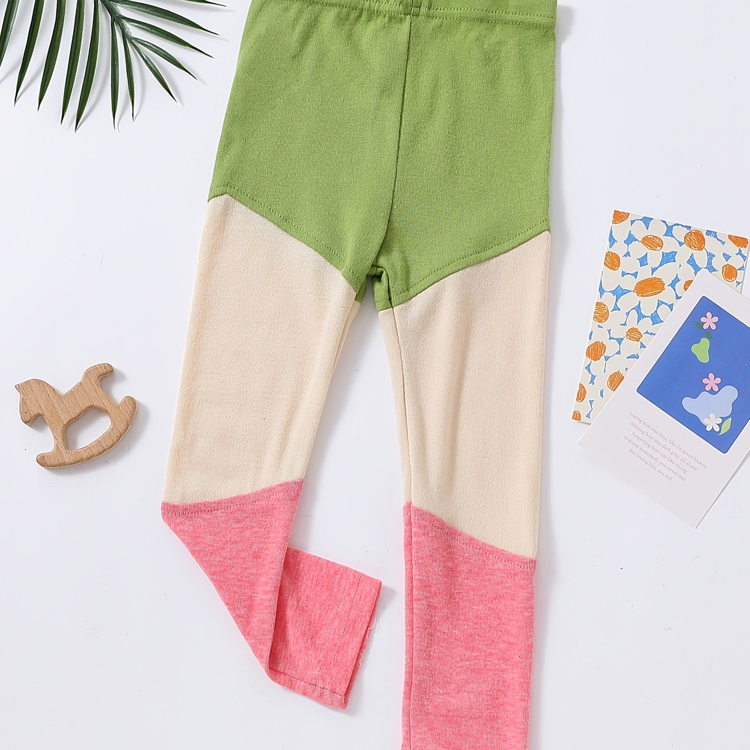 Girls Plain Color Bow Leggings Breathable Comfortable Tights