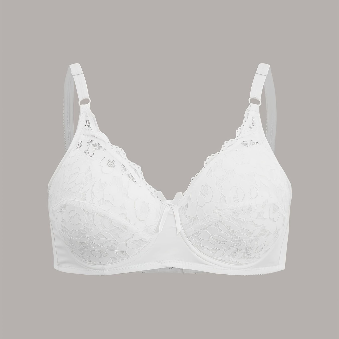 Lingerie - White two way boost 'After Eden' lace bras with gel padding -  NHP International