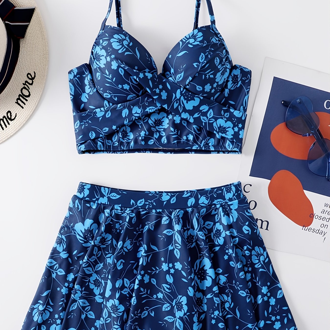 Y Top Vestidos De BaÃ±o En Falda Traje De Baño Con Falda Multiusos Y