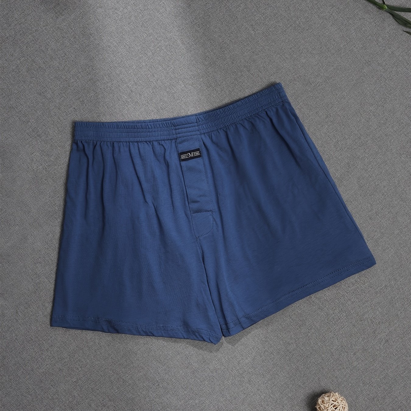 Image of Men's Arrow Pants Plus Size Underwear Men's Boxer Briefs Pure Loose Men's Shorts High Waist Boxer Briefs