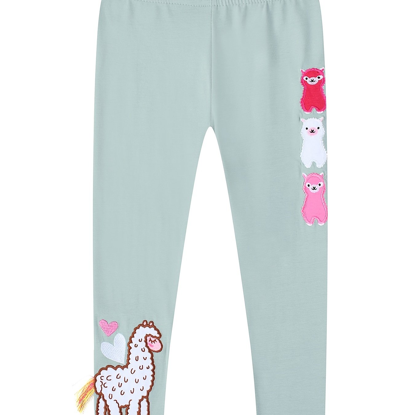 Girls Unicorn Print Stretch Leggings Kids Clothes - Temu Canada