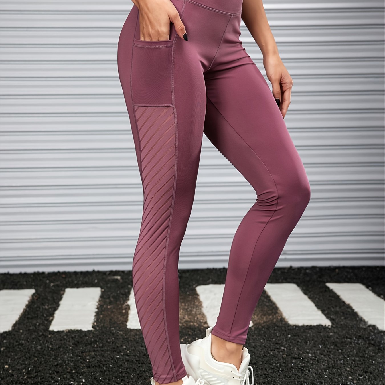 High Stretch Yoga Leggings Phone Pocket Quick drying Comfort