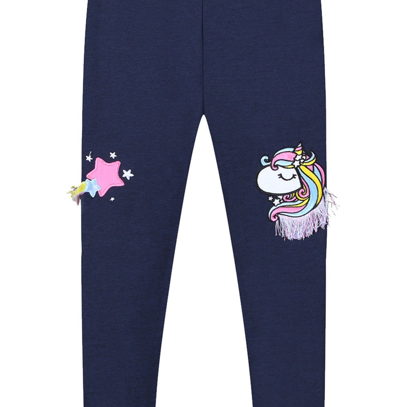 VIKITA Mädchen Leggings Aus Baumwolle - Bequeme Streifen-Leggings Für Frühling & Sommer