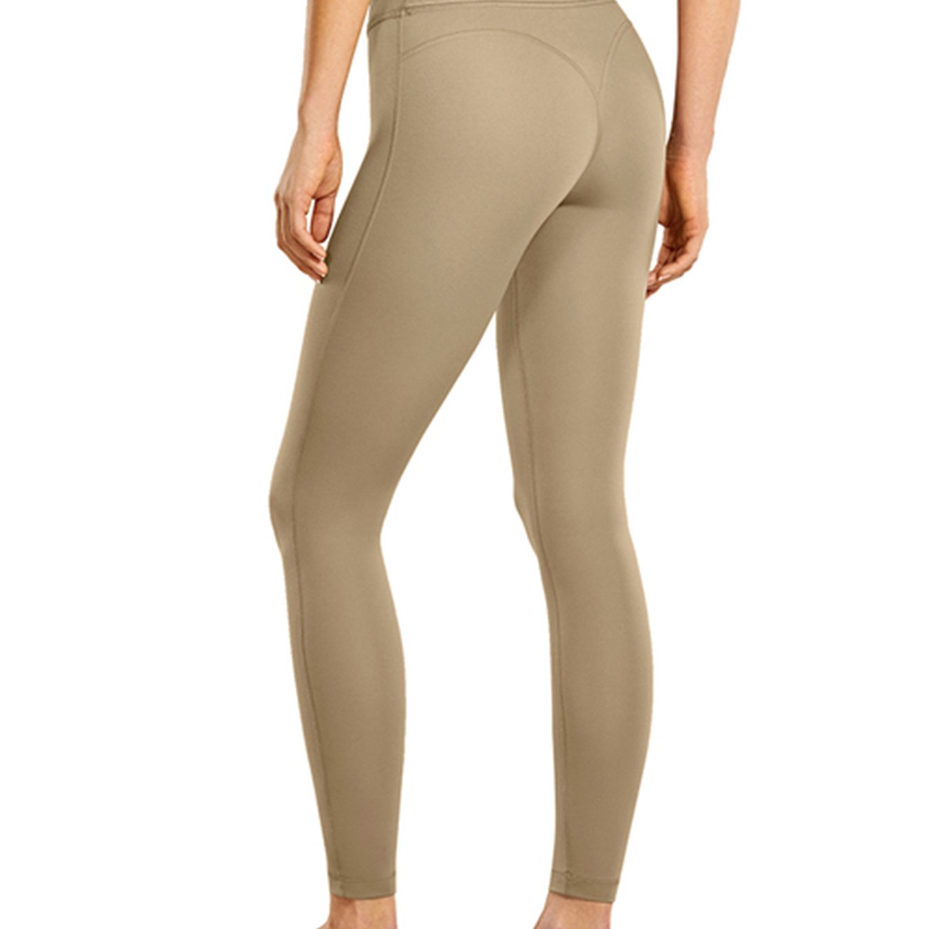 High Waist Yoga Pants With Top stitching For Women - Temu Canada