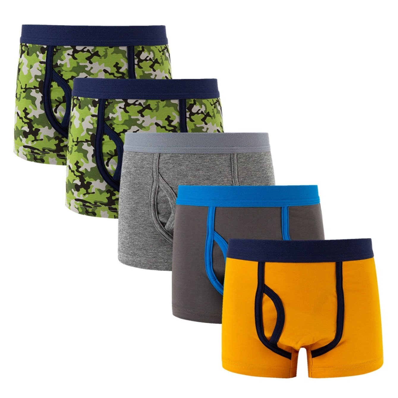 Kids Boys Underwear Cartoon Batman Pattern Print Boxer Panties Stretchy  Assorted Minishort Briefs Inner wear 6-Pack 2-10Y