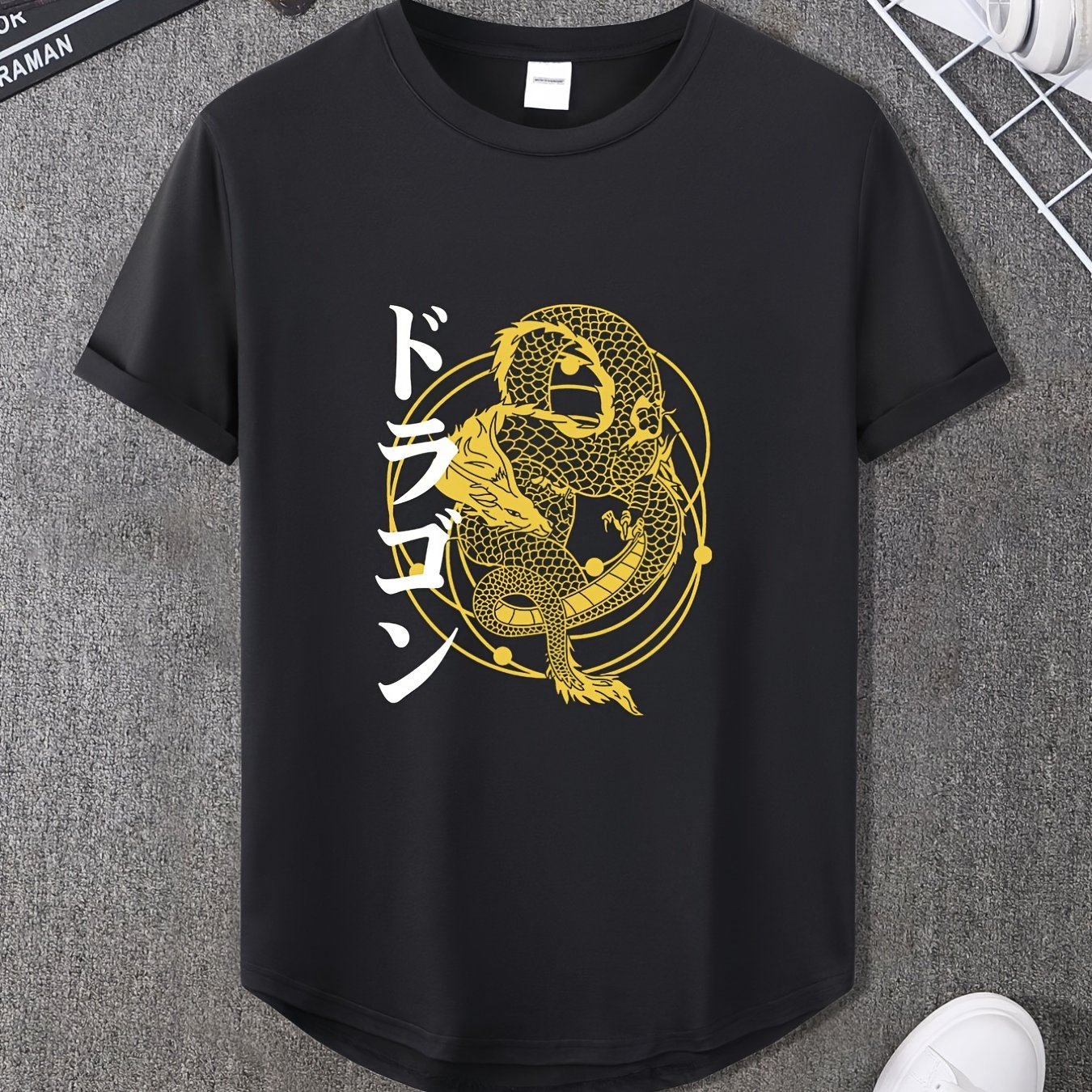 T-shirt Feminina Gold Dragon Roxa