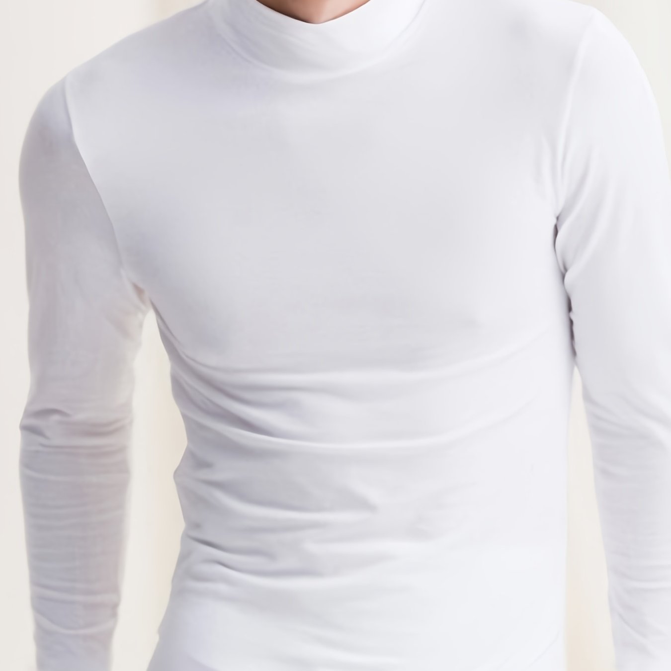 Intimo Termico A Maniche Lunghe Da Uomo Casual 2019 Colletto Medio Colore  Puro Abbigliamento Caldo Completo Da Pigiama Quotidiano # 0221 A # 487 Da  26,57 €