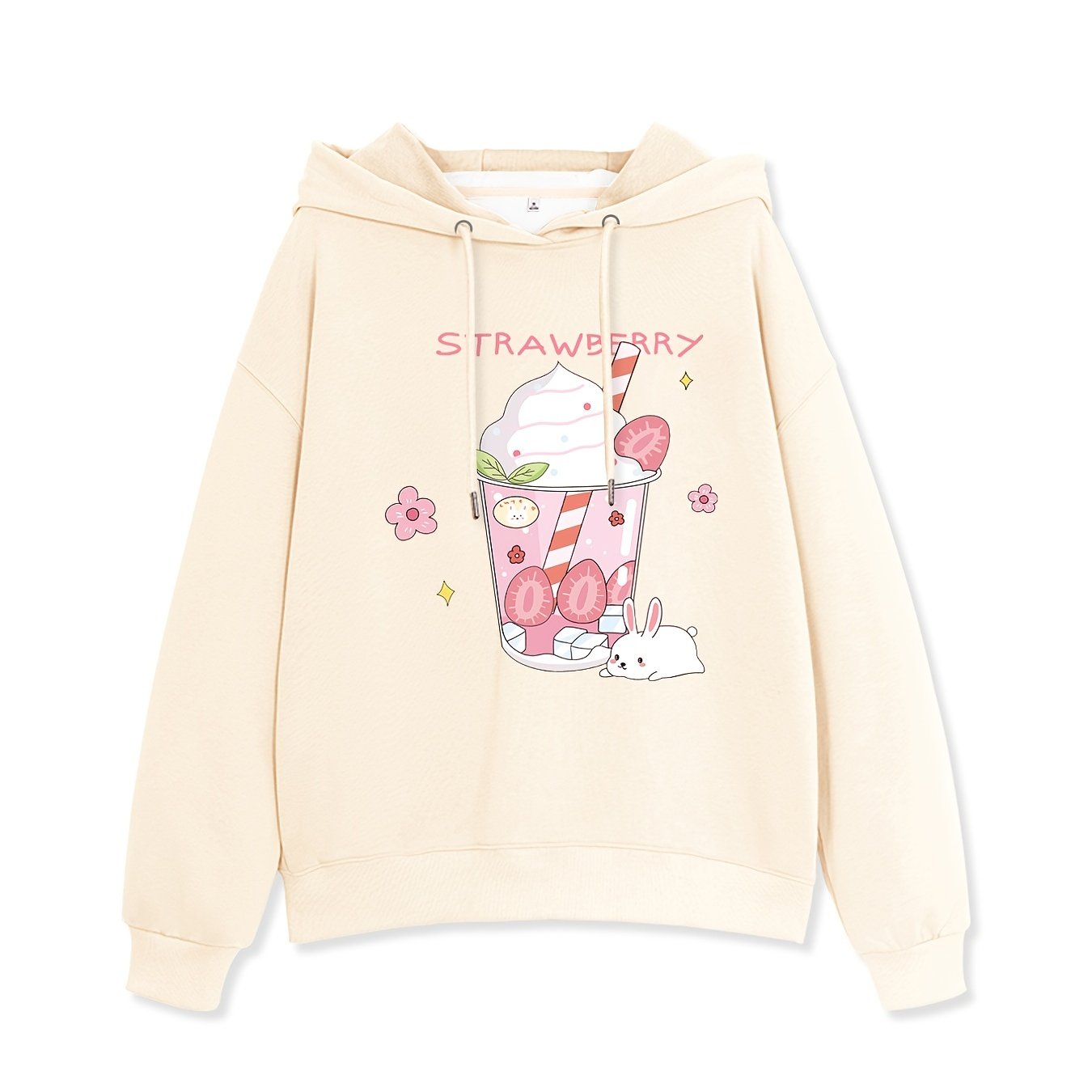 Kawaii discount strawberry hoodie