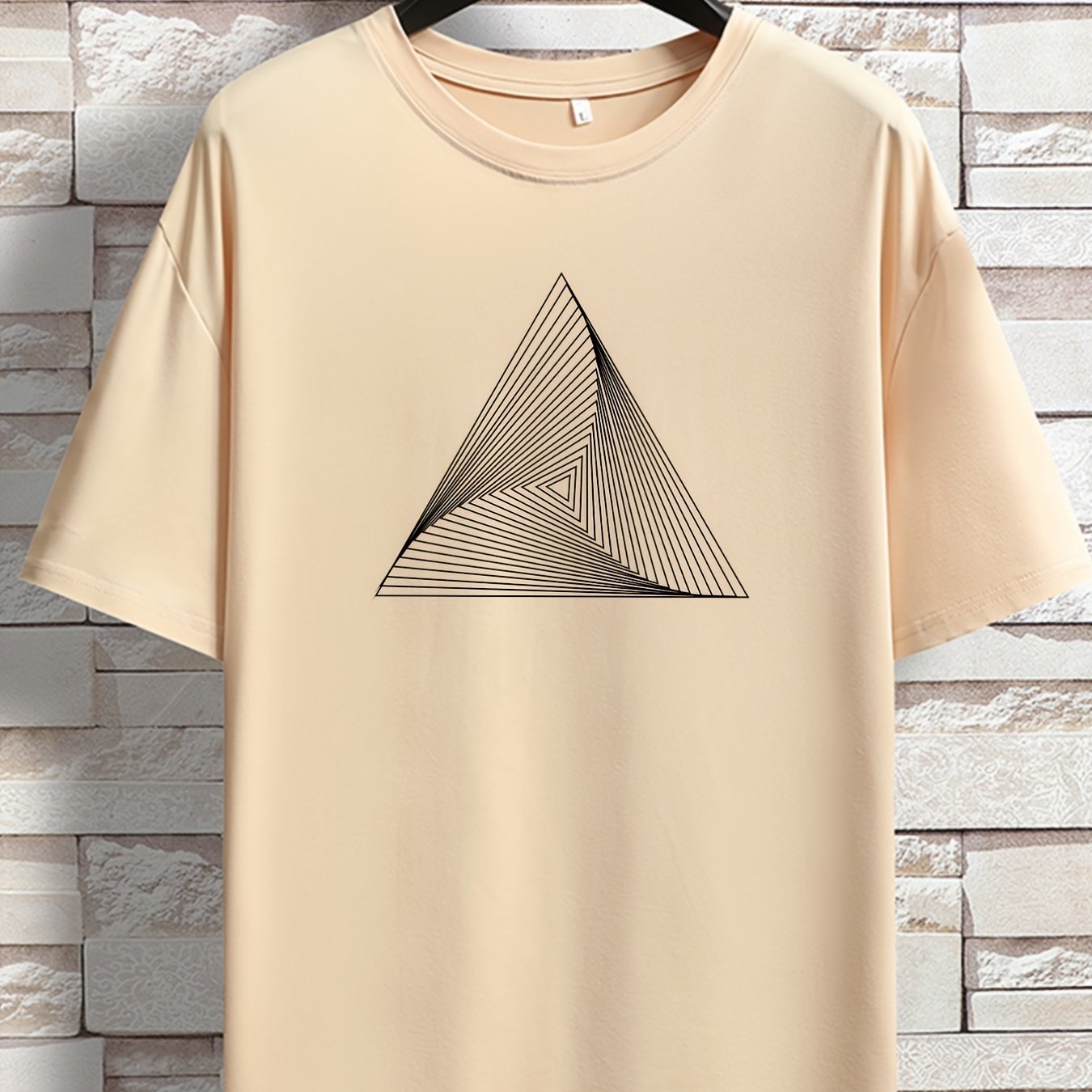 TEMU 2023 Spring/summer Short-sleeve T-shirt Featuring Style, Print For Young Men, With A Round Neck Design Oversized And Versatile For Casual Wear,