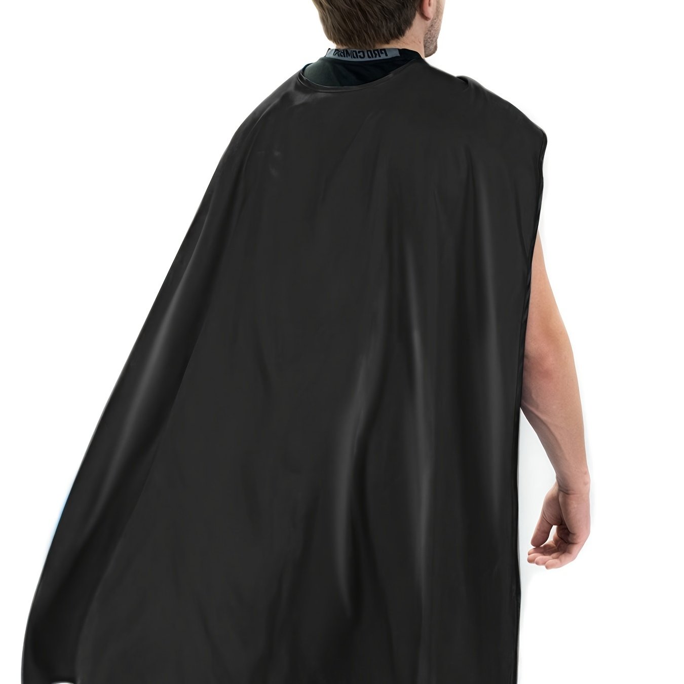 Image of Costume For Adults Featuring A Superhero Cape And Mask - Perfect For Halloween And Superhero Parties