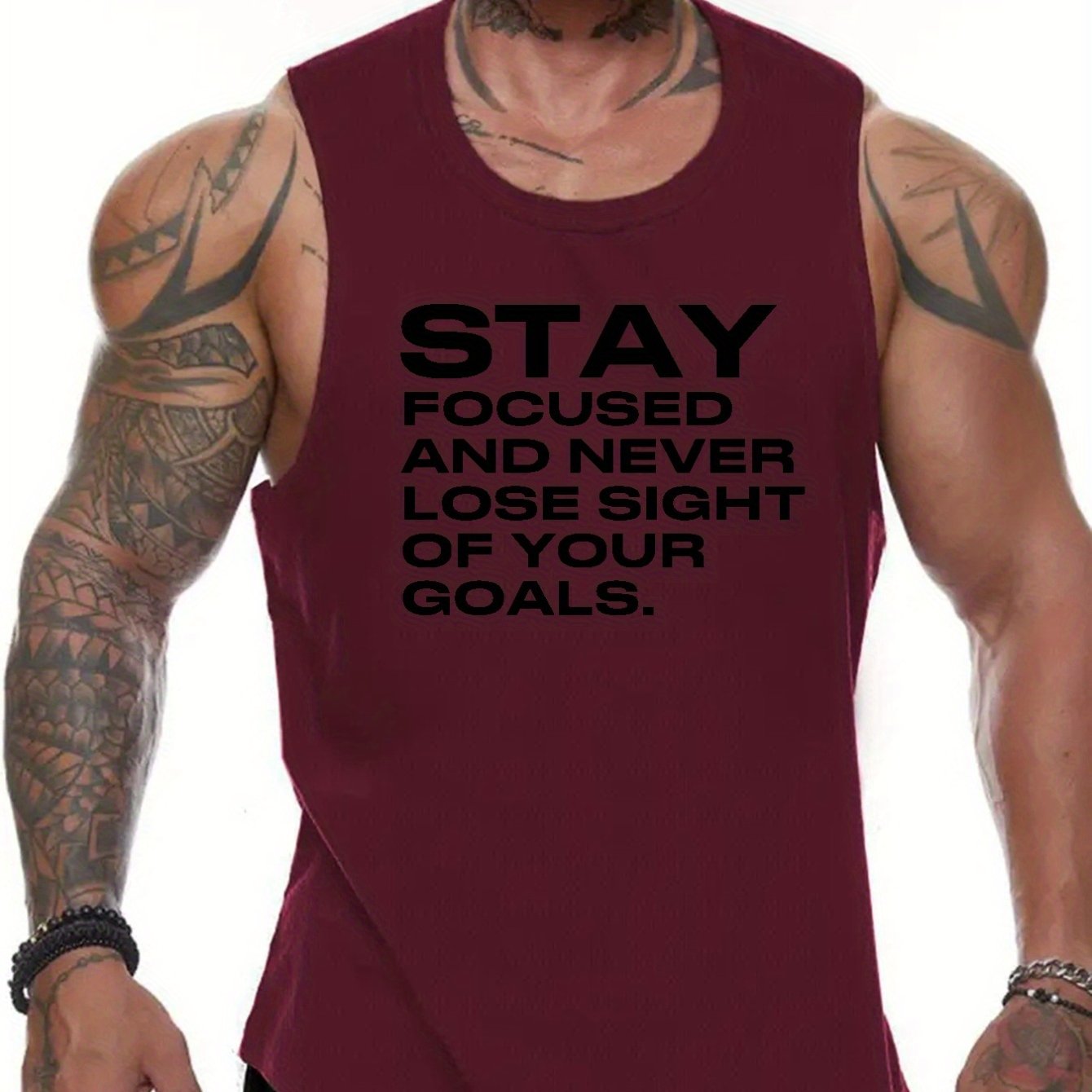 Men's Solid Tank Tops Summer Clothing Gym Bodybuilding Training Fitness  Sleeveless Muscle T Shirts Slim Fit Workout Vest Tshirt Top