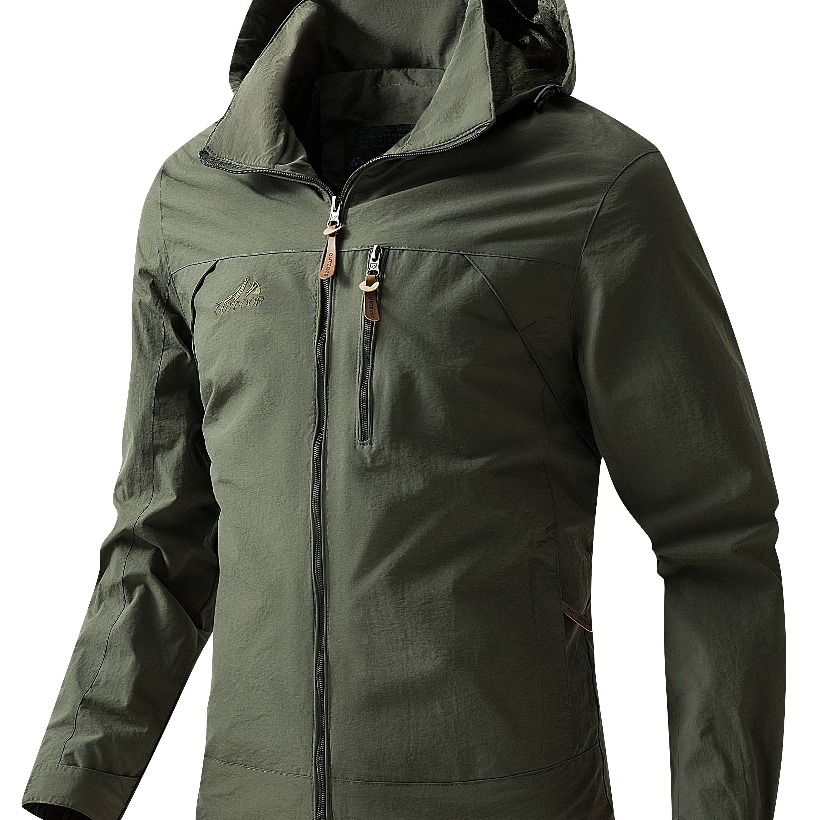 Men's Windproof Hooded Jackets Outdoor Sports Jacket Spring
