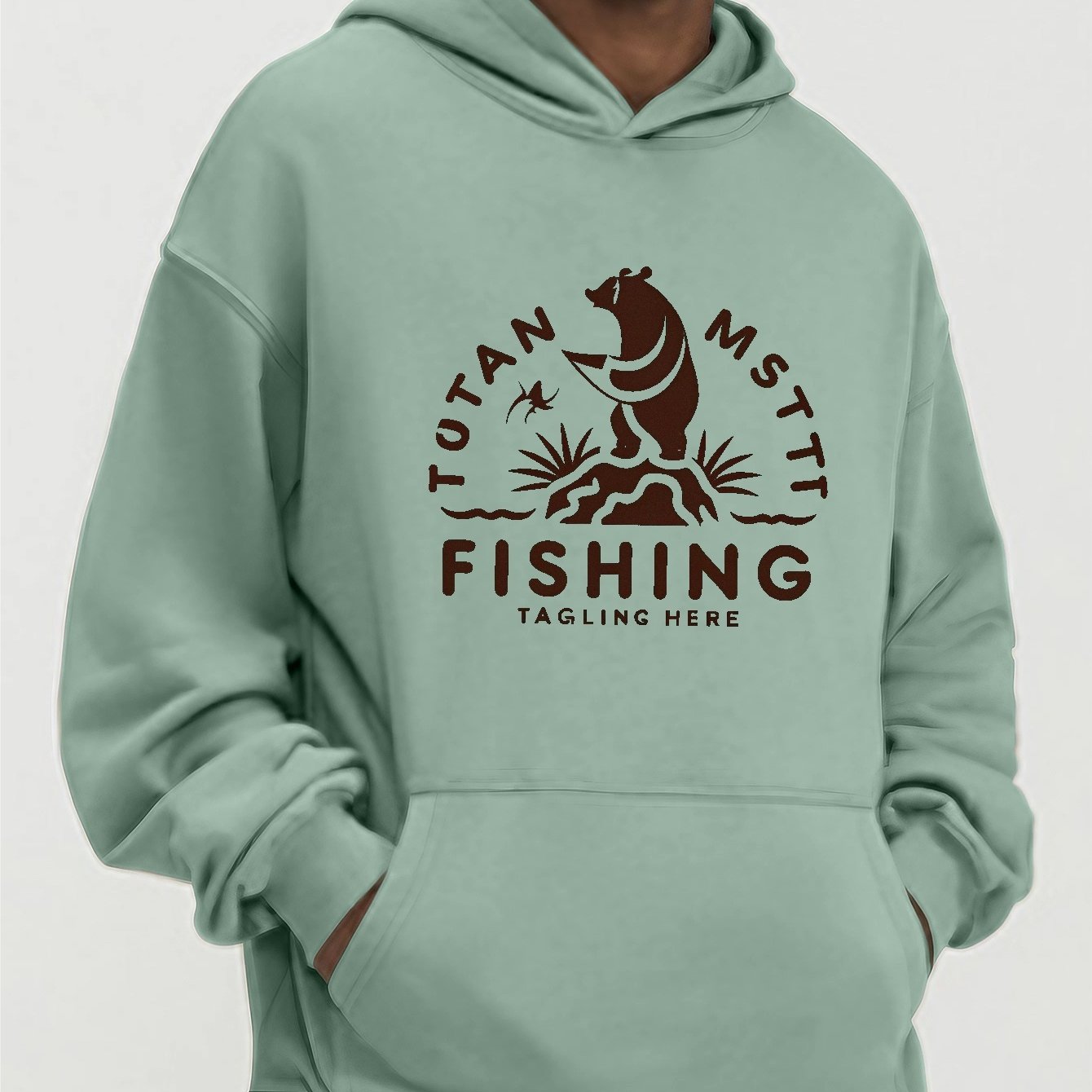 Fishing Print Hoodie Cool Hoodies Men Men's Casual Graphic - Temu