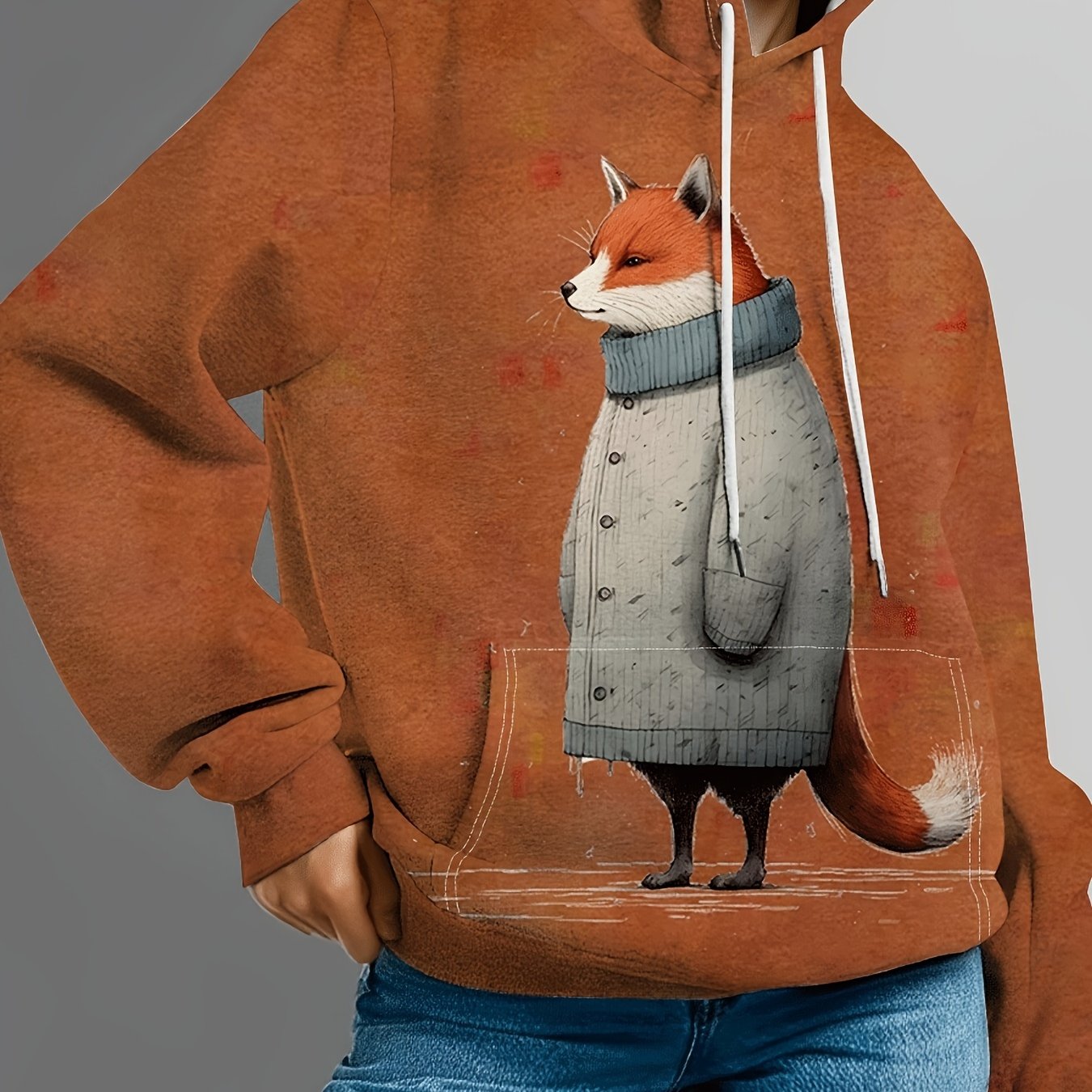 Fox best sale animal hoodie