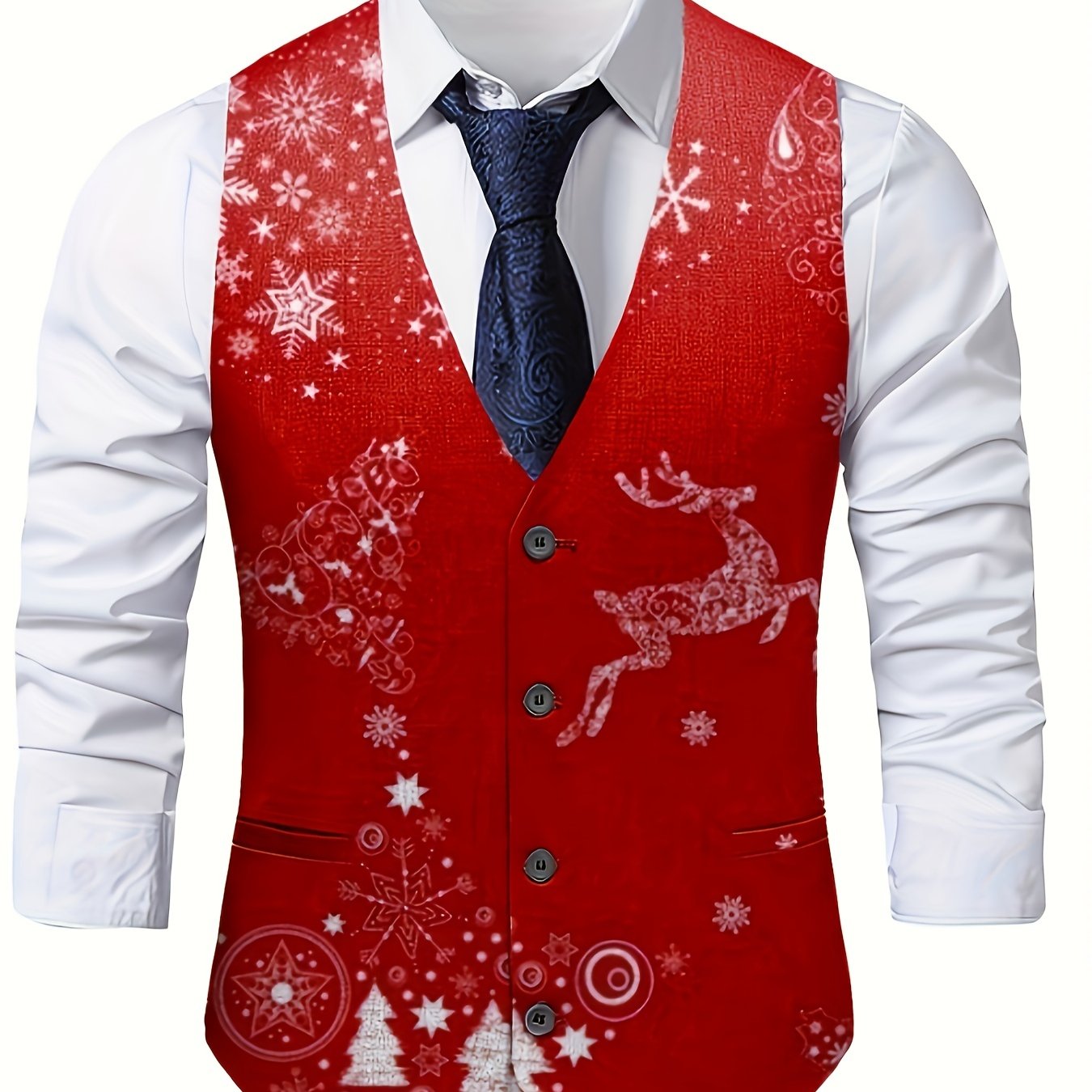 Christmas shop suit vest