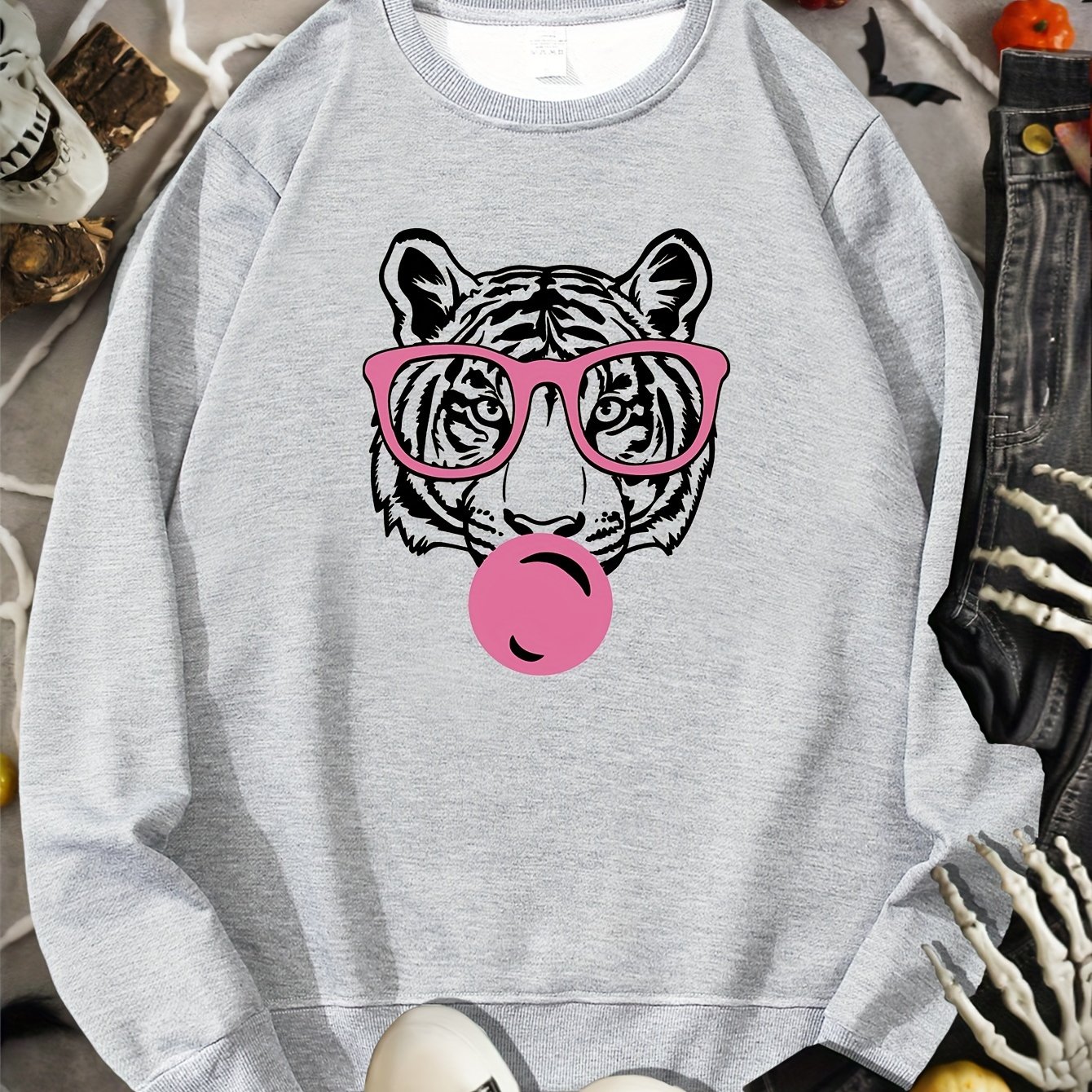 Moda Animal 3d Gráfico Tigre/leão 3d Impressão Hoodies Moda Casual