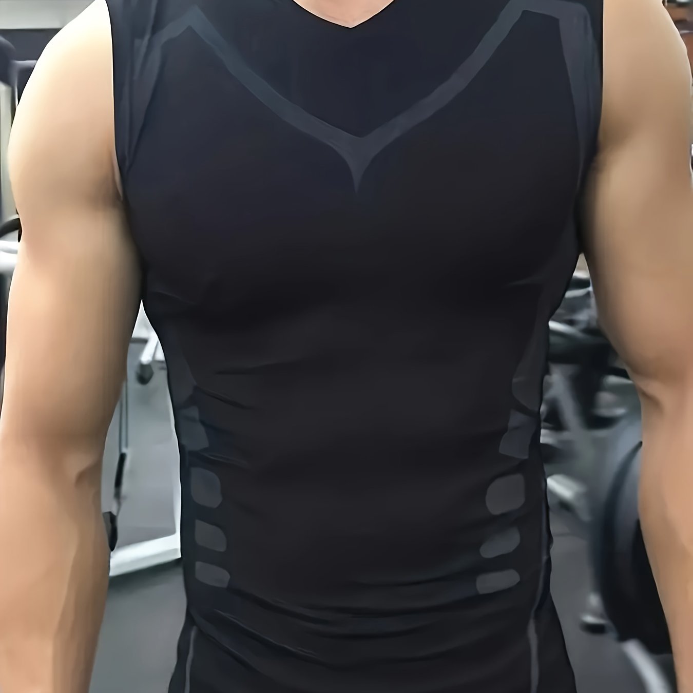 Tank Tops Men Shelf Bra for Men Men's Ice Silk Vest Fitness Wide Shoulder  Running Sports Seamless Quick, Black, X-Large : : Clothing, Shoes  & Accessories