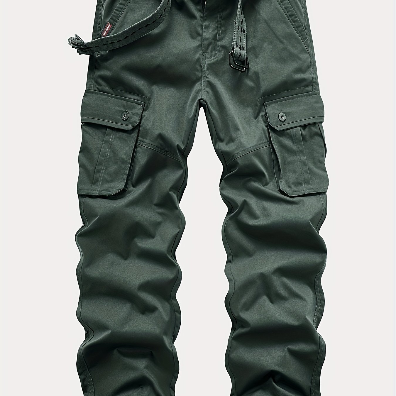 Classic Design Multi Flap Pockets Cargo Pants Men's Loose - Temu