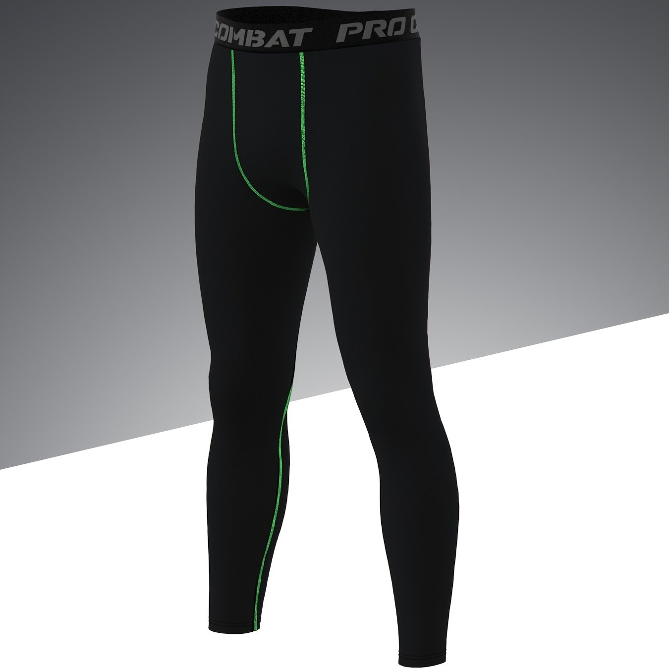 Men's High Waist Compression Sports Leggings Quick Dry High - Temu