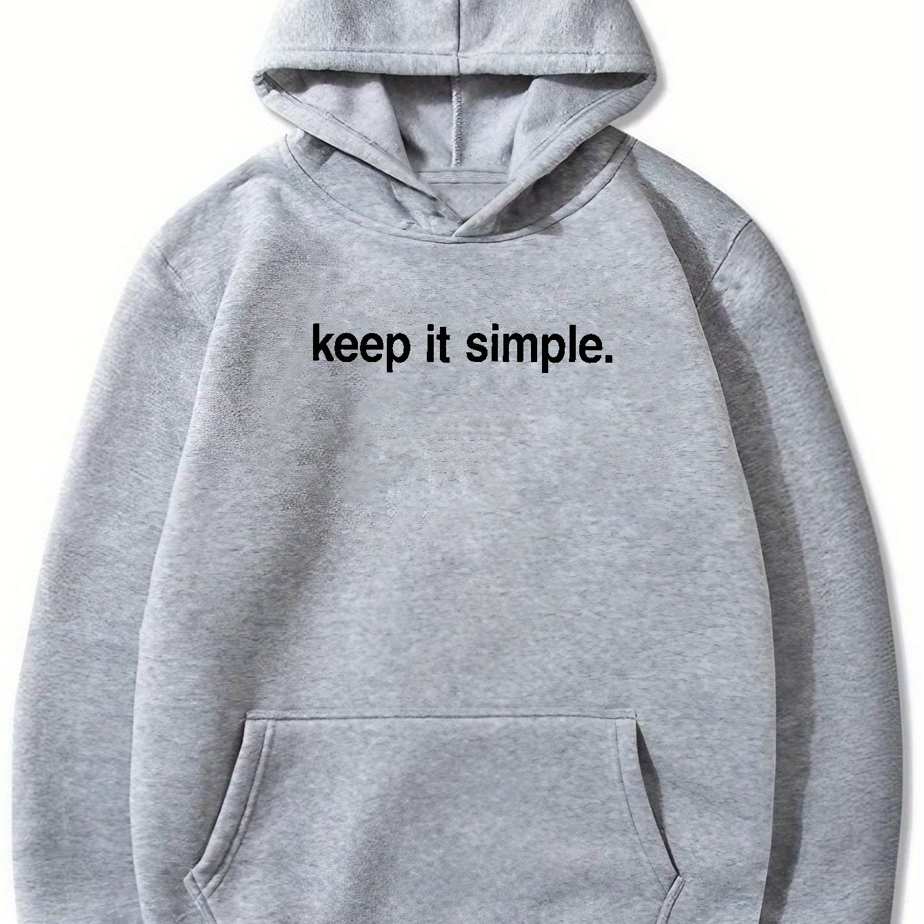 Simple sales grey hoodie