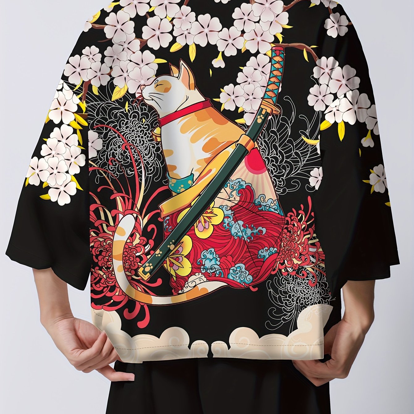 Traditional on sale kimono shirt