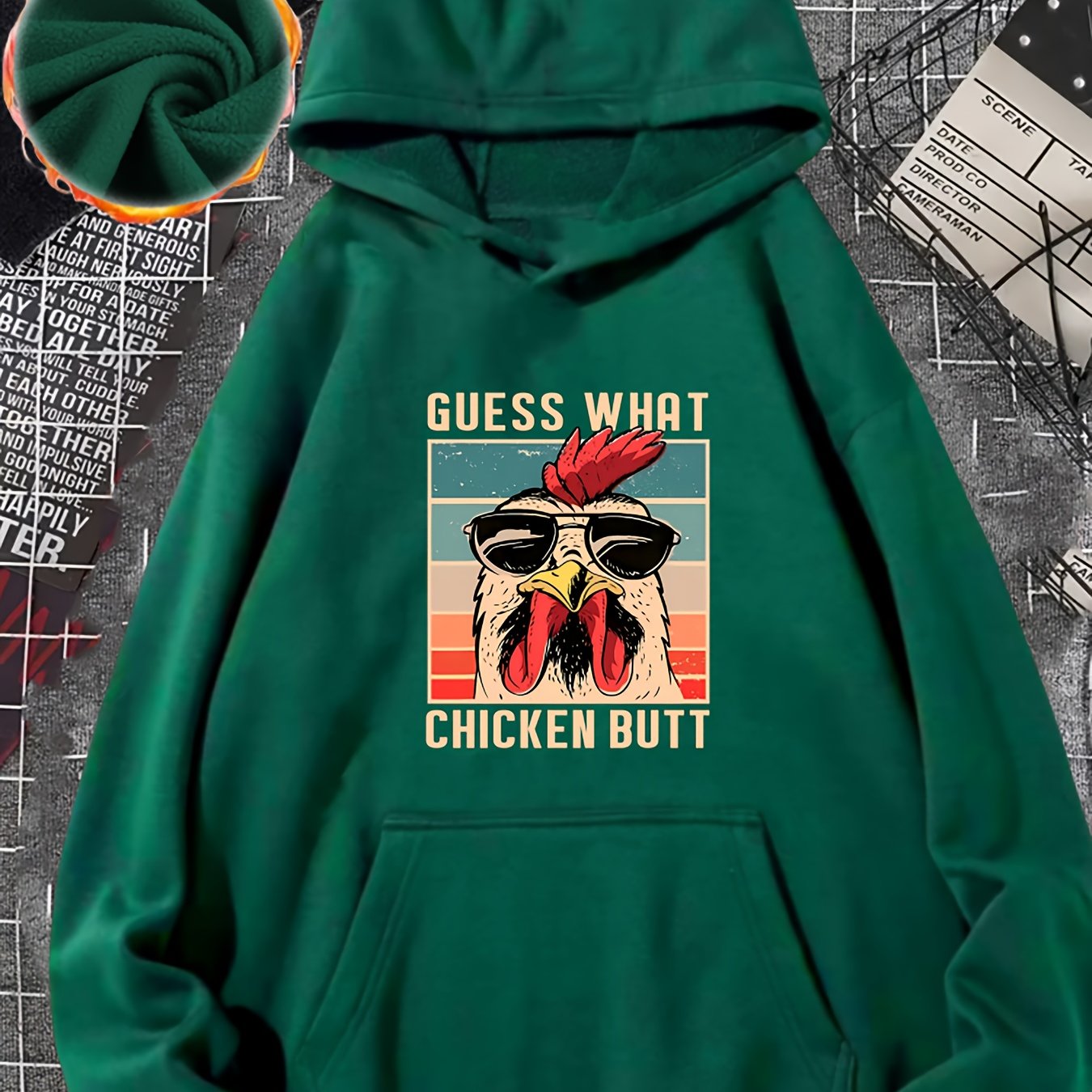 Funny Chicken Sweatshirt, Funny Chicken, Printed popular Sweatshirt,Cartoon Sweatshirt,Mock Up Sweatshirt,Teenage Hoodie,Custom Hoodie for Men&Women