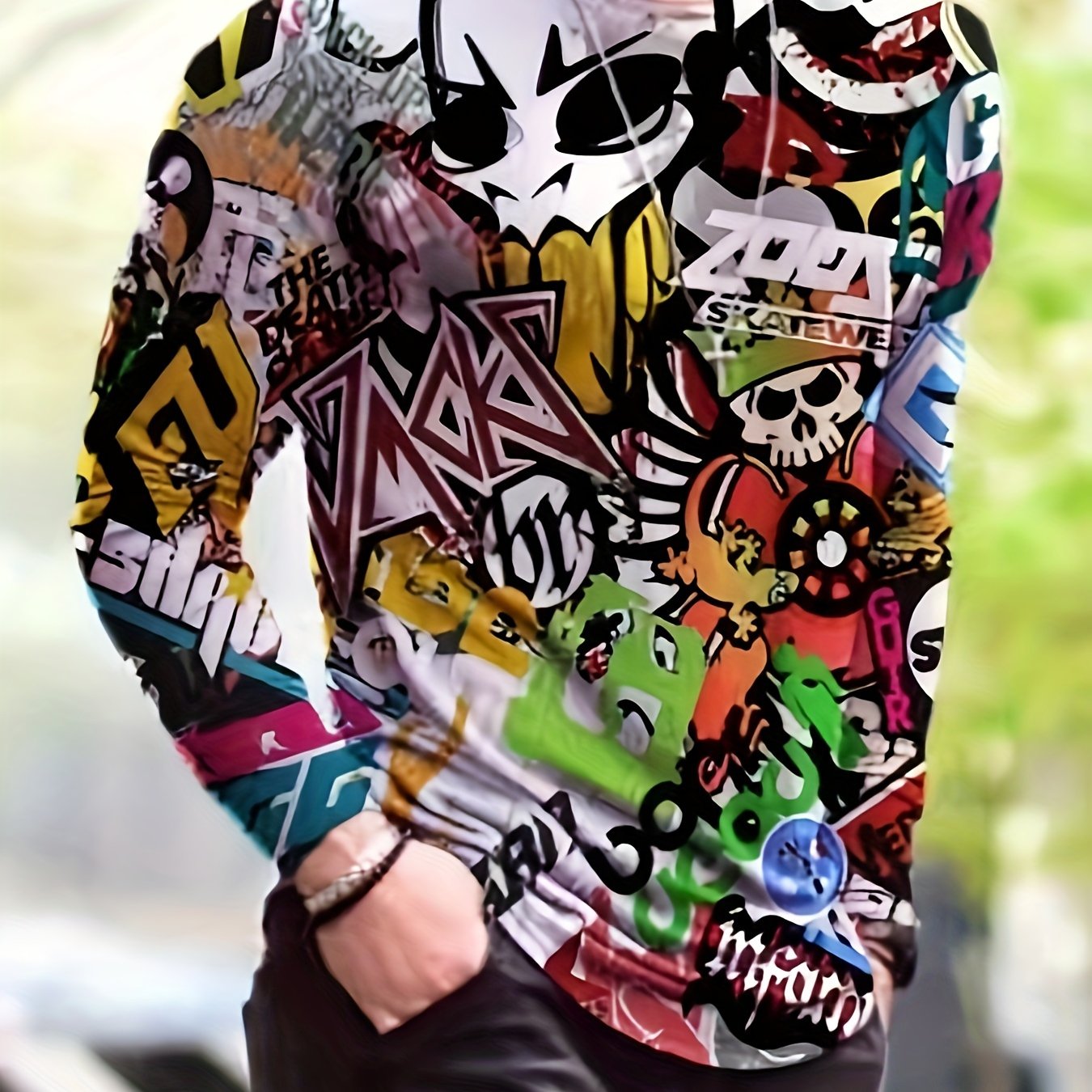 mens graffiti shirt