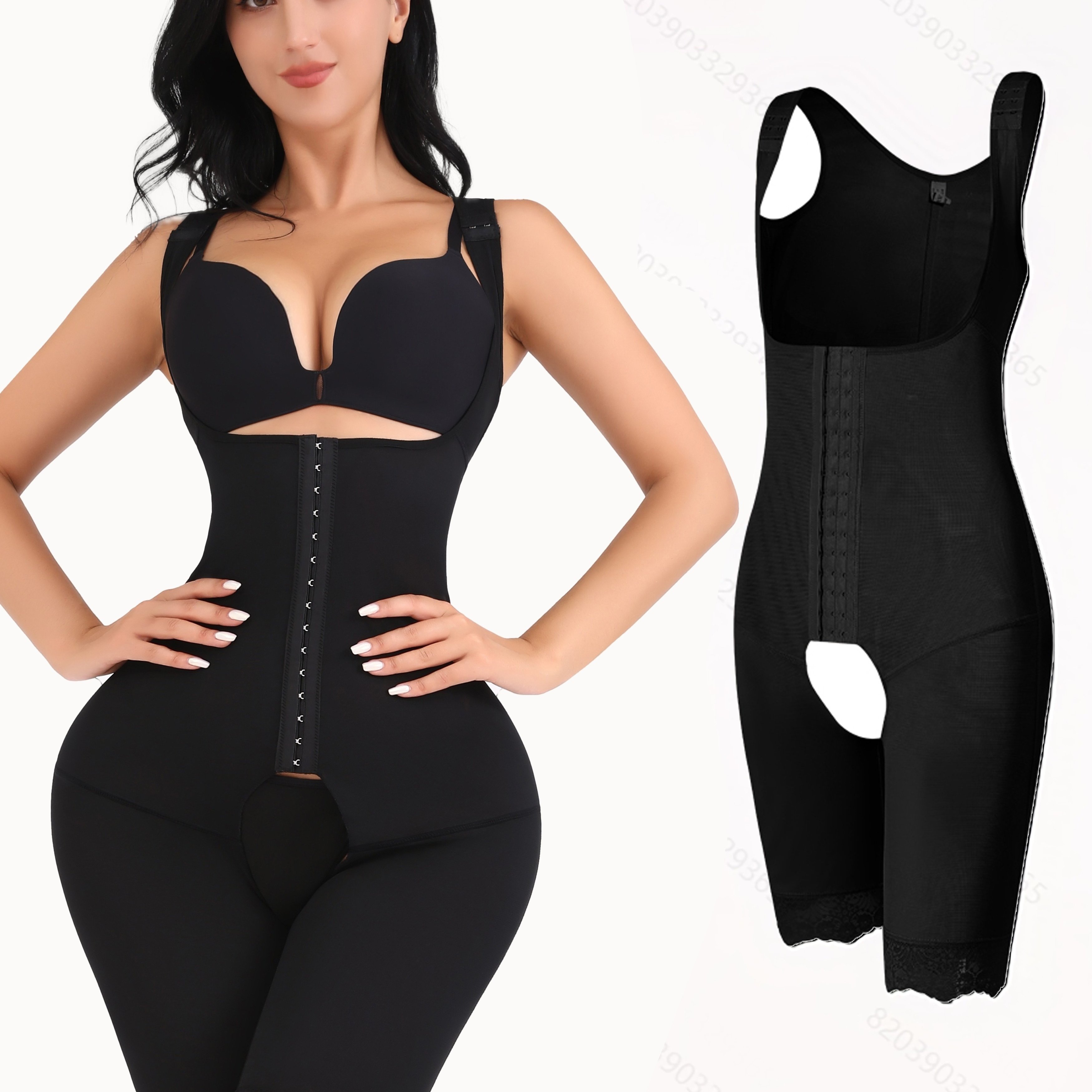 New Design Sexy Plus Size Firm Control High Waist T Back Body Shaper for  Women, One Piece Tummy Shaping Bodysuits with Built-in Bra Ladies Fajas  Shapewear - China Shapewear Body and Womens