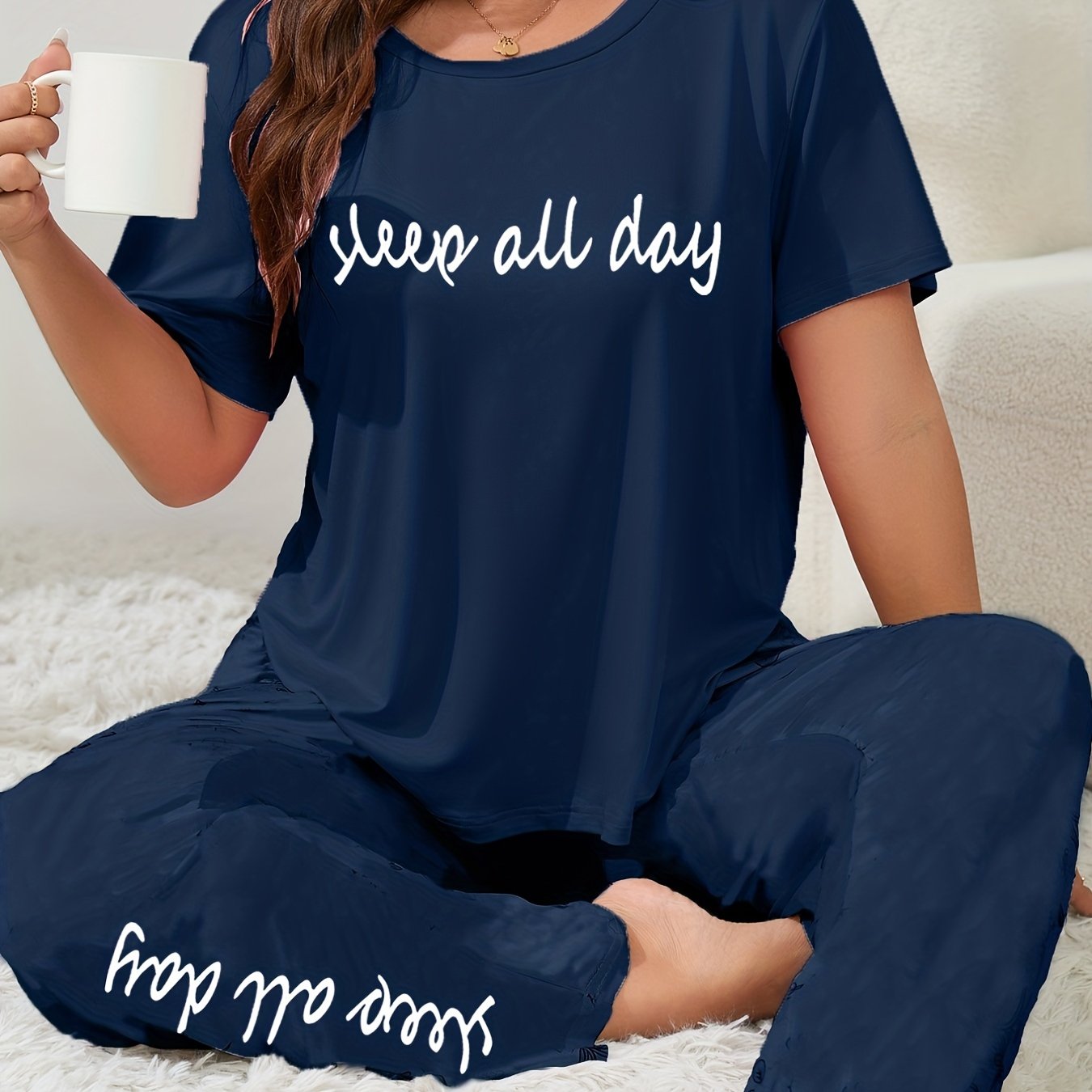 Plus Size Loungewear Pants Set