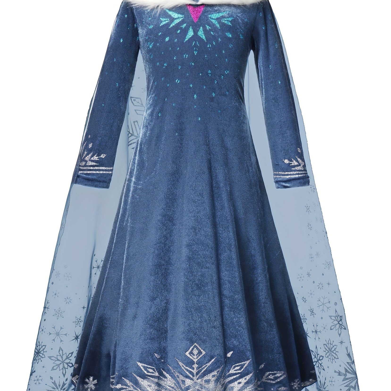 Image of Costume Girls Halloween Cosplay Fancy Dress Queen Christmas Birthday Party Dress