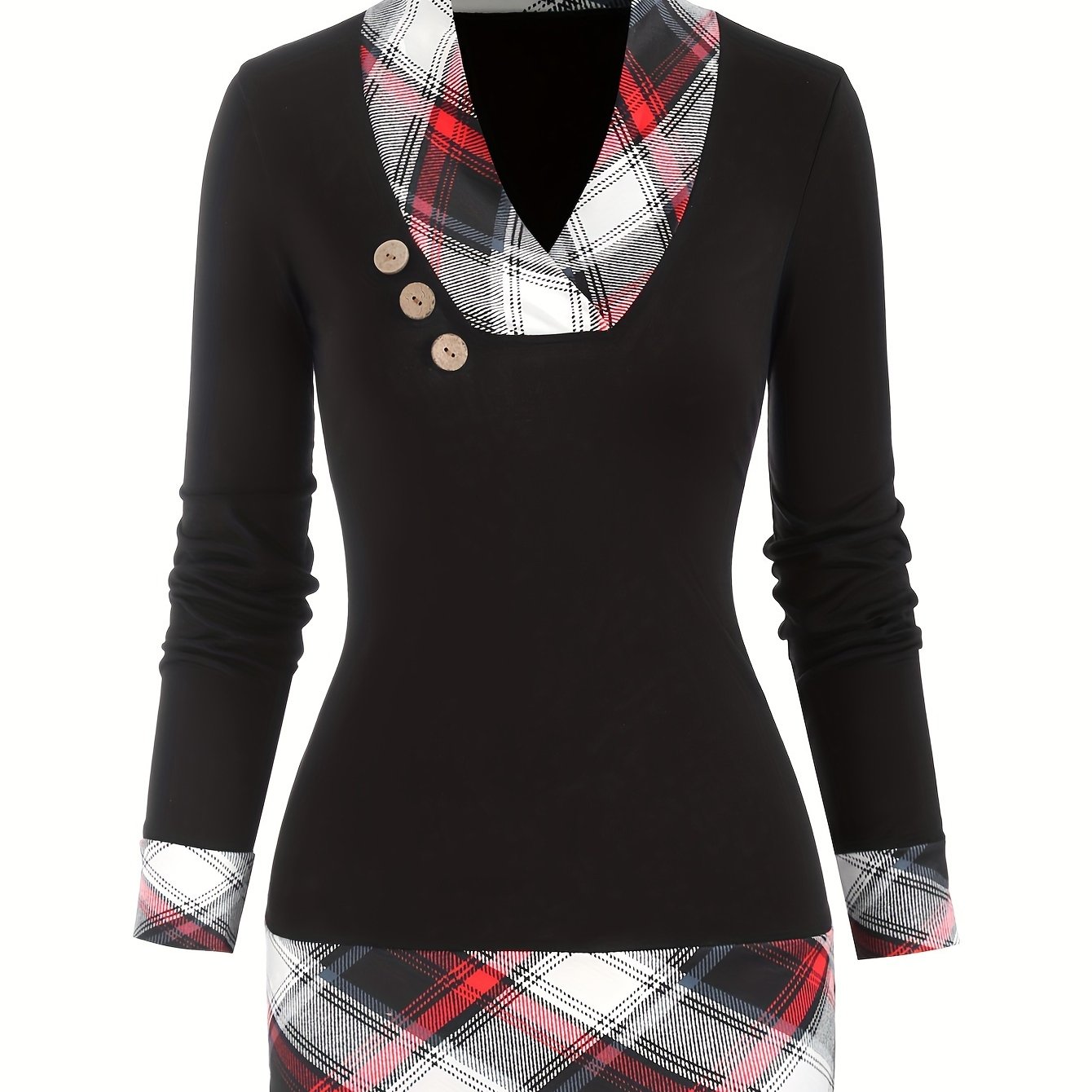 Long-sleeve Autumn And Winter New Button-up Shirt, Trendy Versatile Top