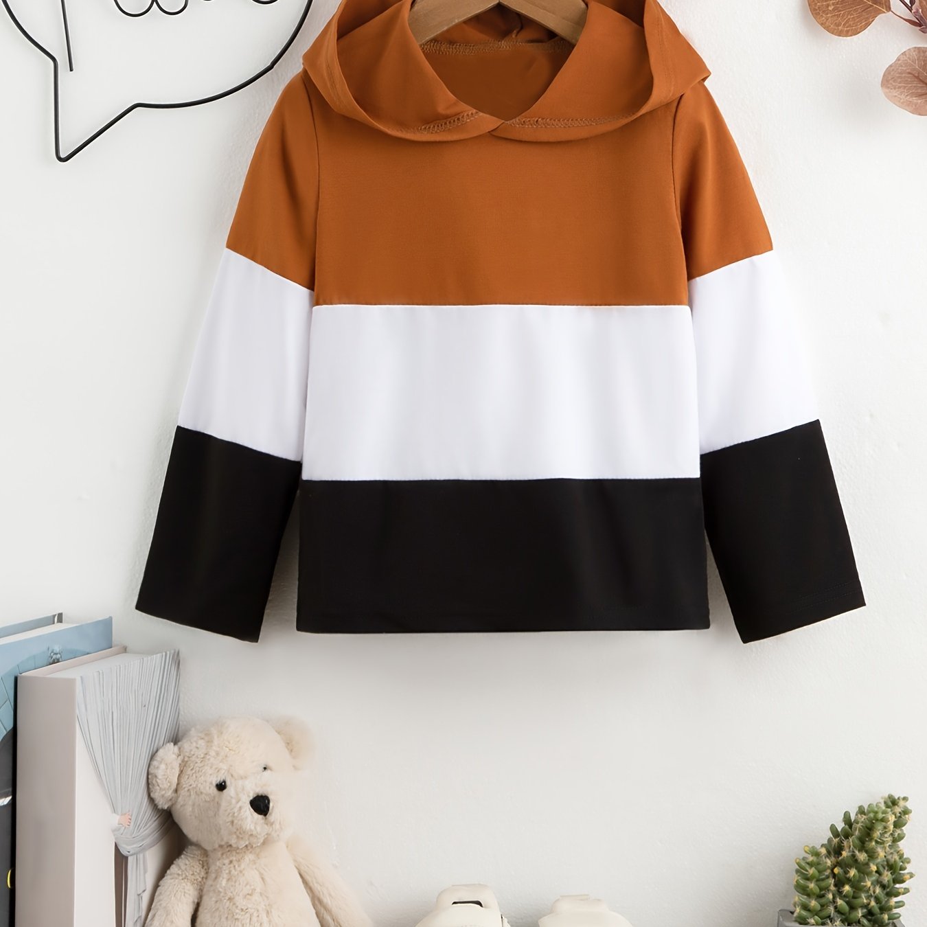 Sudaderas Con Capucha Sudadera Con Capucha Para Niño Nuevo Jersey Para Niños  De 12 Años Camiseta A Cuadros De Manga Larga Con Retazos Suéter Negro Para Niños  Sudadera Informal HKD230825 De 11,74 €