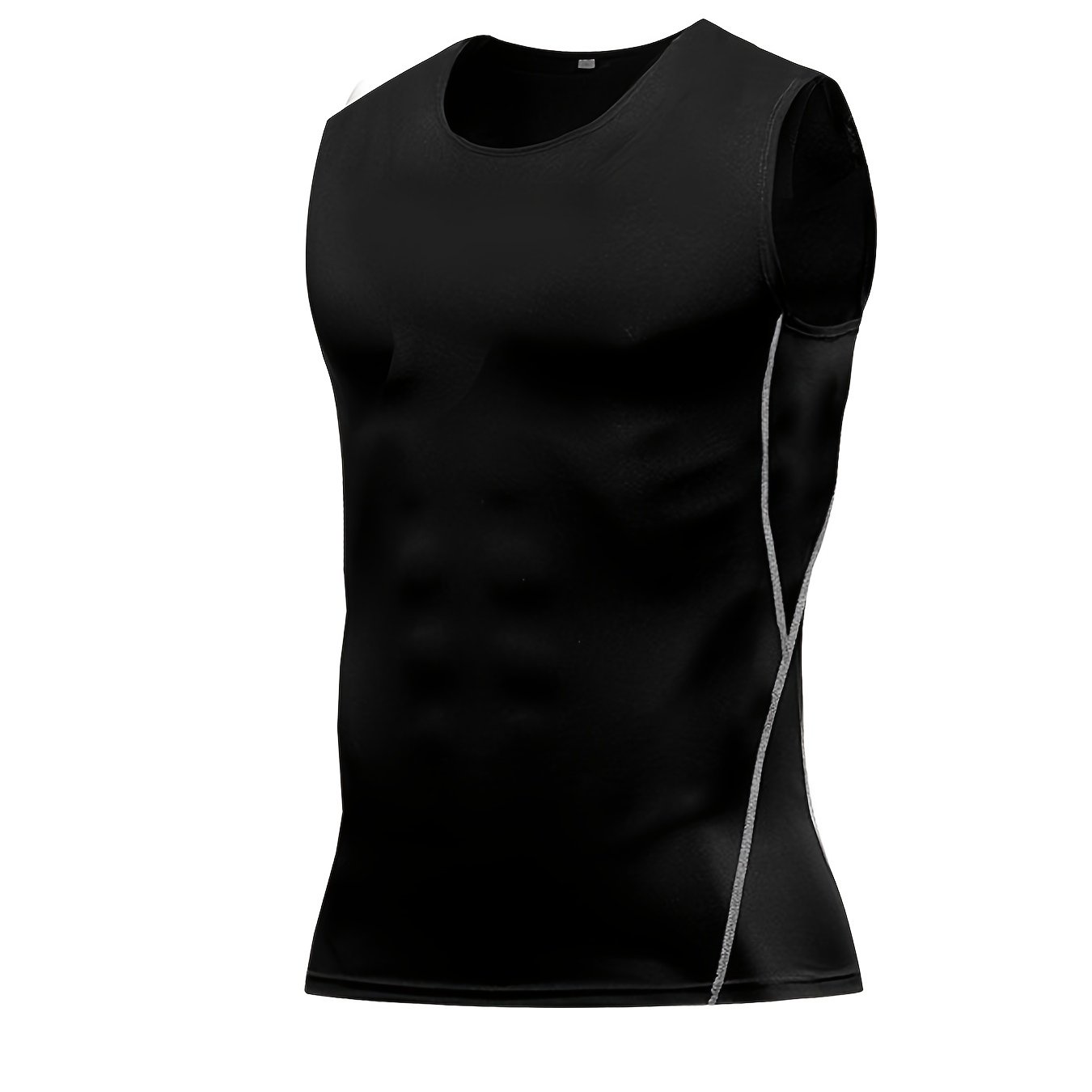 Men's Compression Elastic Sport Tank Top Vest Quick Drying - Temu