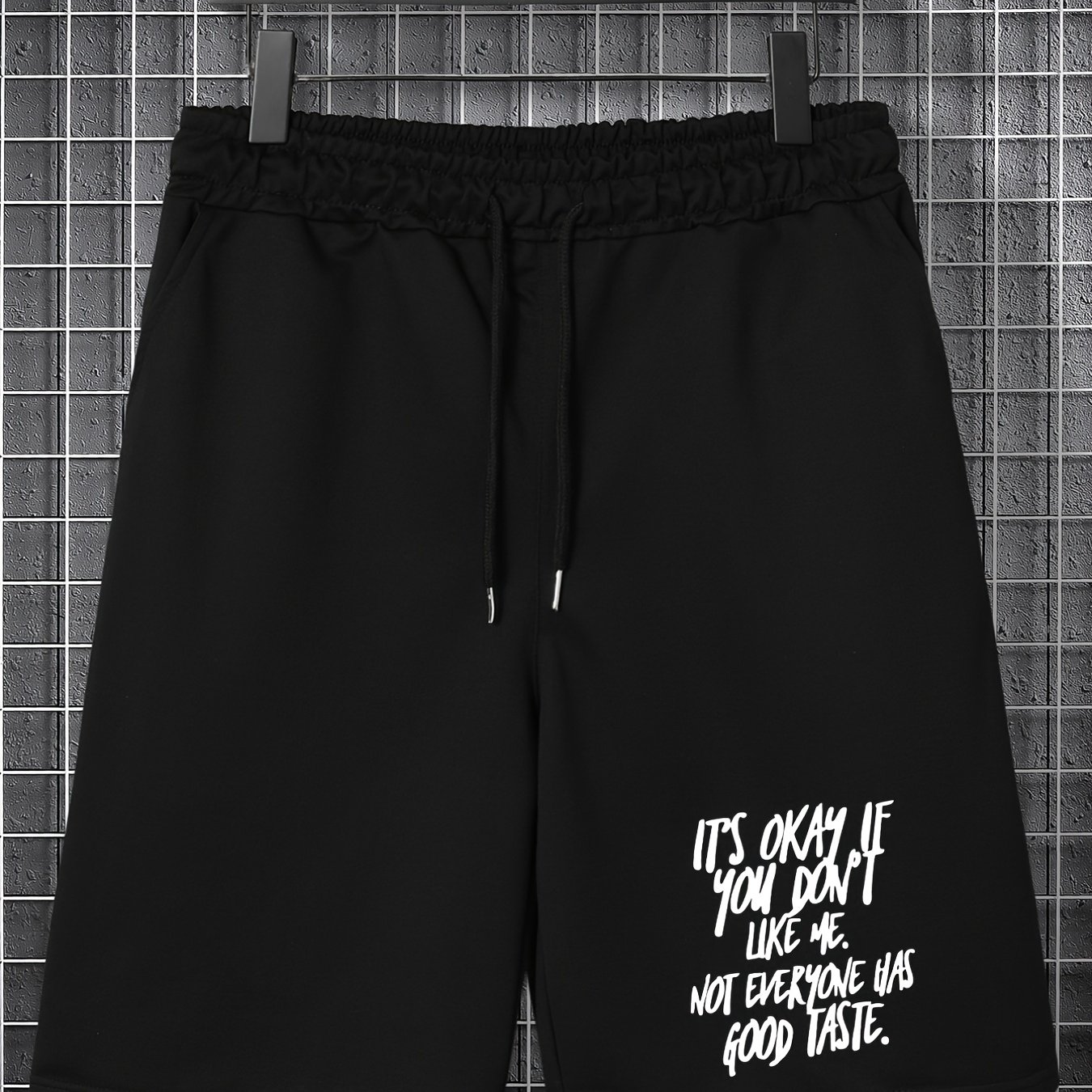 TEMU Large Shorts Men's Loose And Fattening Summer Casual Pants Fat Men Sports Trend Wear Five-point Pants, Plus Size