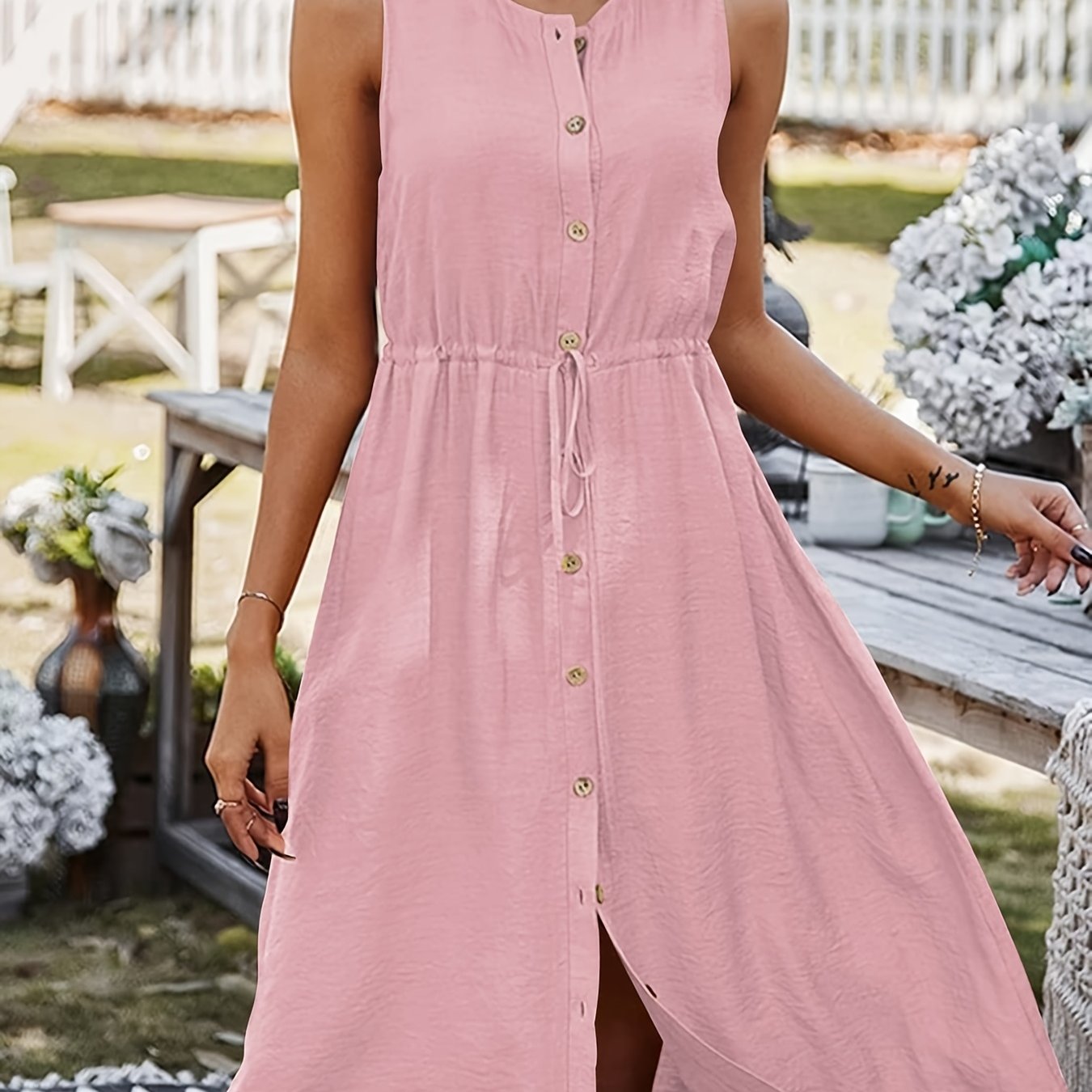 Button down sale tank dress