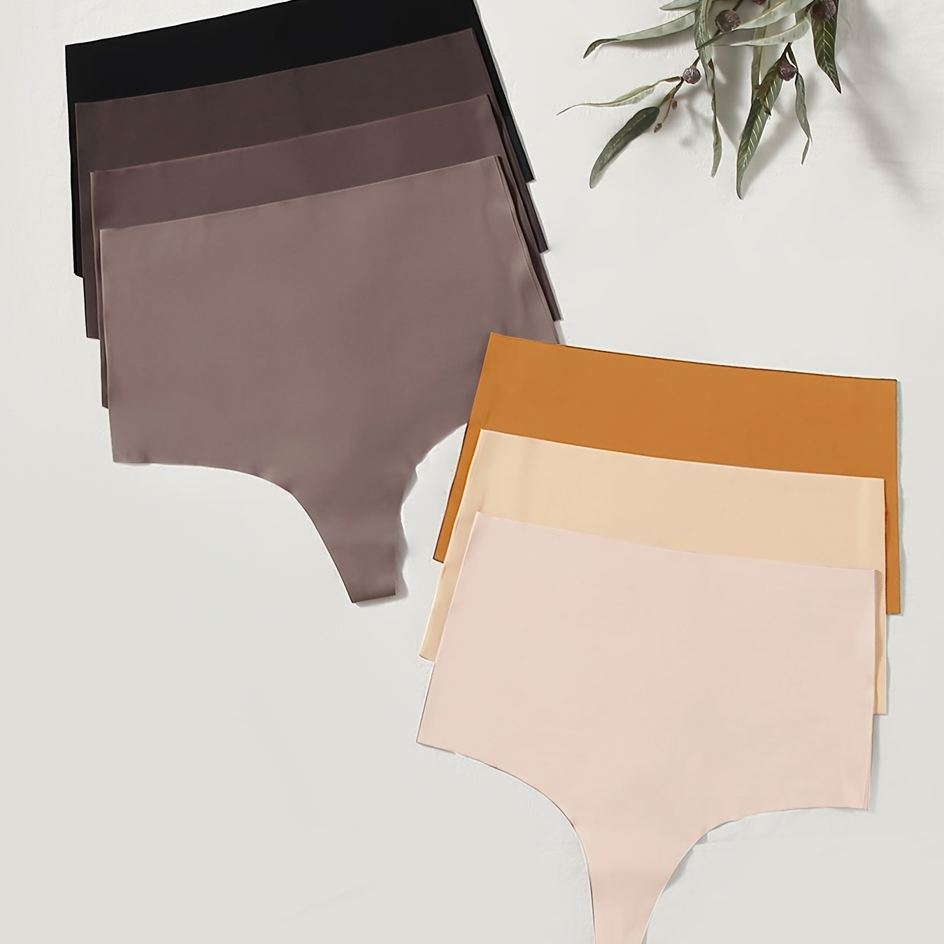 Women's High Waisted Seamless Briefs Panties Underwear - Temu