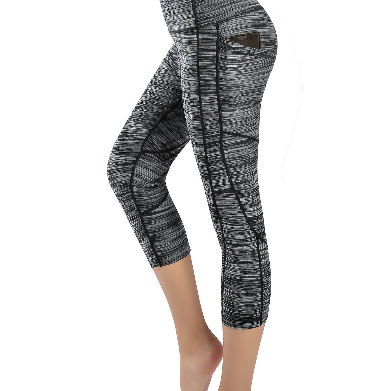 Keep it Cool Capri Leggings w/Side Pockets - Curved and Dangerous