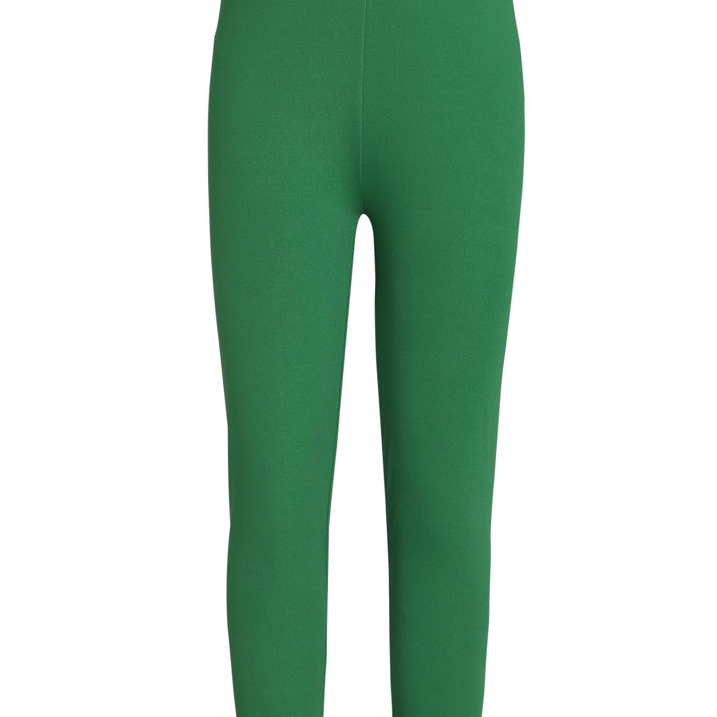 Kids Girls Mid Stretch Elastic High Waist Leggings, Kids Clothes For Spring Summer Indoor Outdoor (ultra-thin Polyester Fabrics)