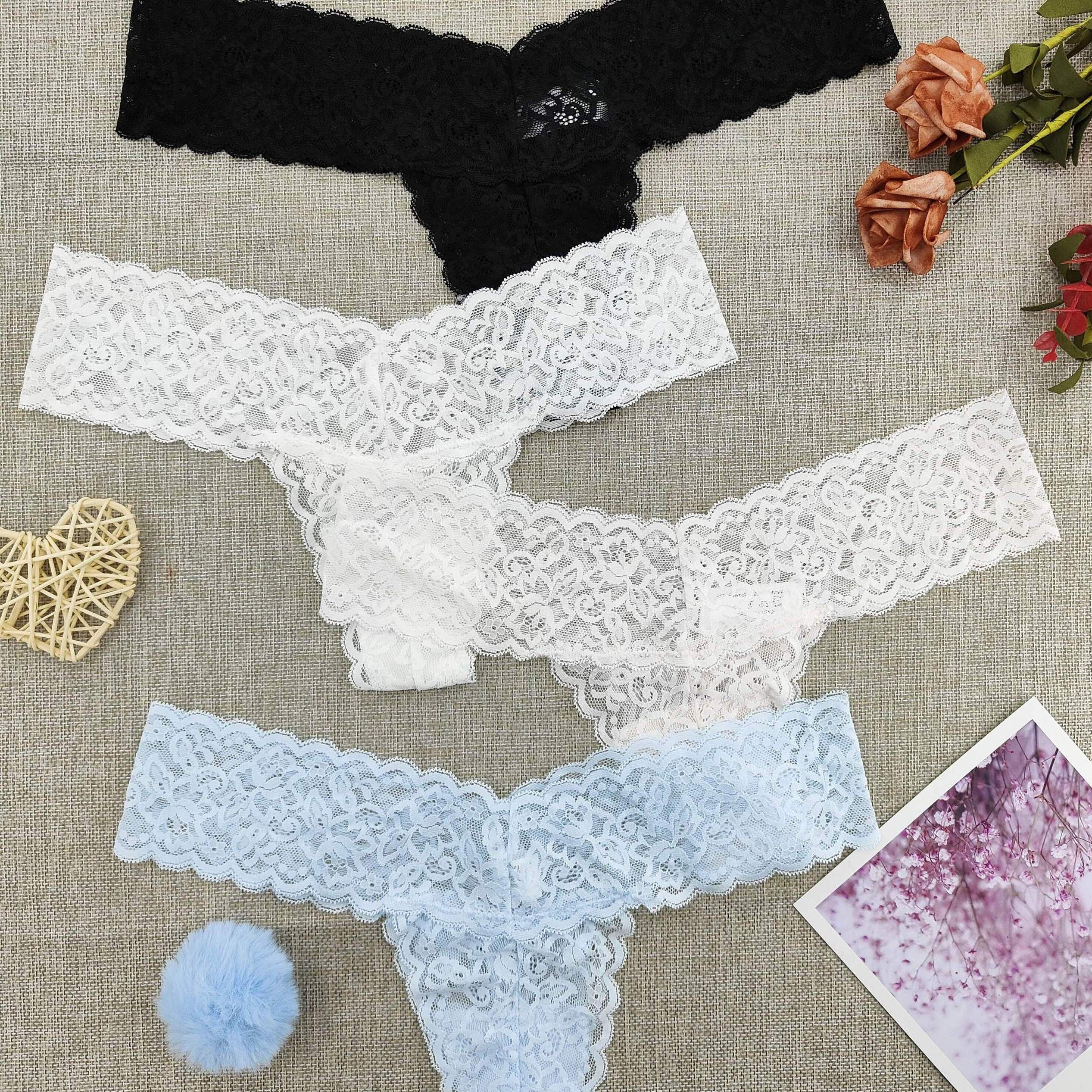 4-pack Women's Lace Sexy Thong