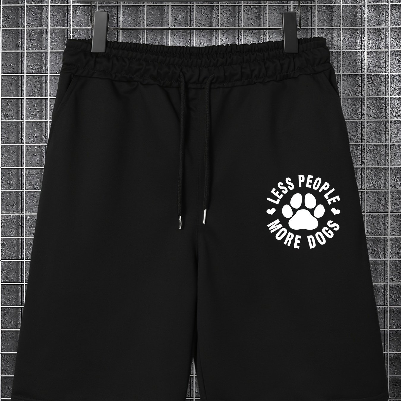 TEMU Men's Plus-size Loose-fitting Shorts For Summer, Casual Mid-length Pants For Overweight Individuals, Sporty , Suitable For Outdoor Wear, Plus