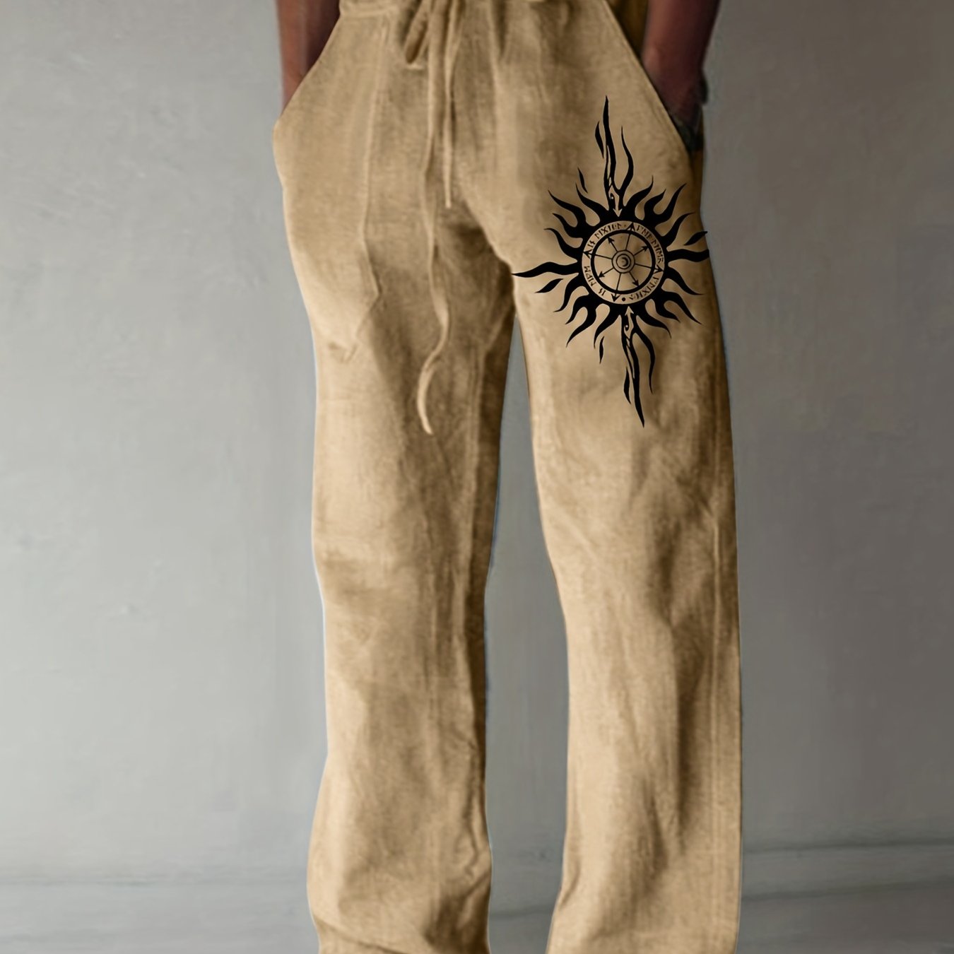 Cross-border E-commerce Men' Streetwear Oversized Casual Wide-leg Sports Pants In Stock
