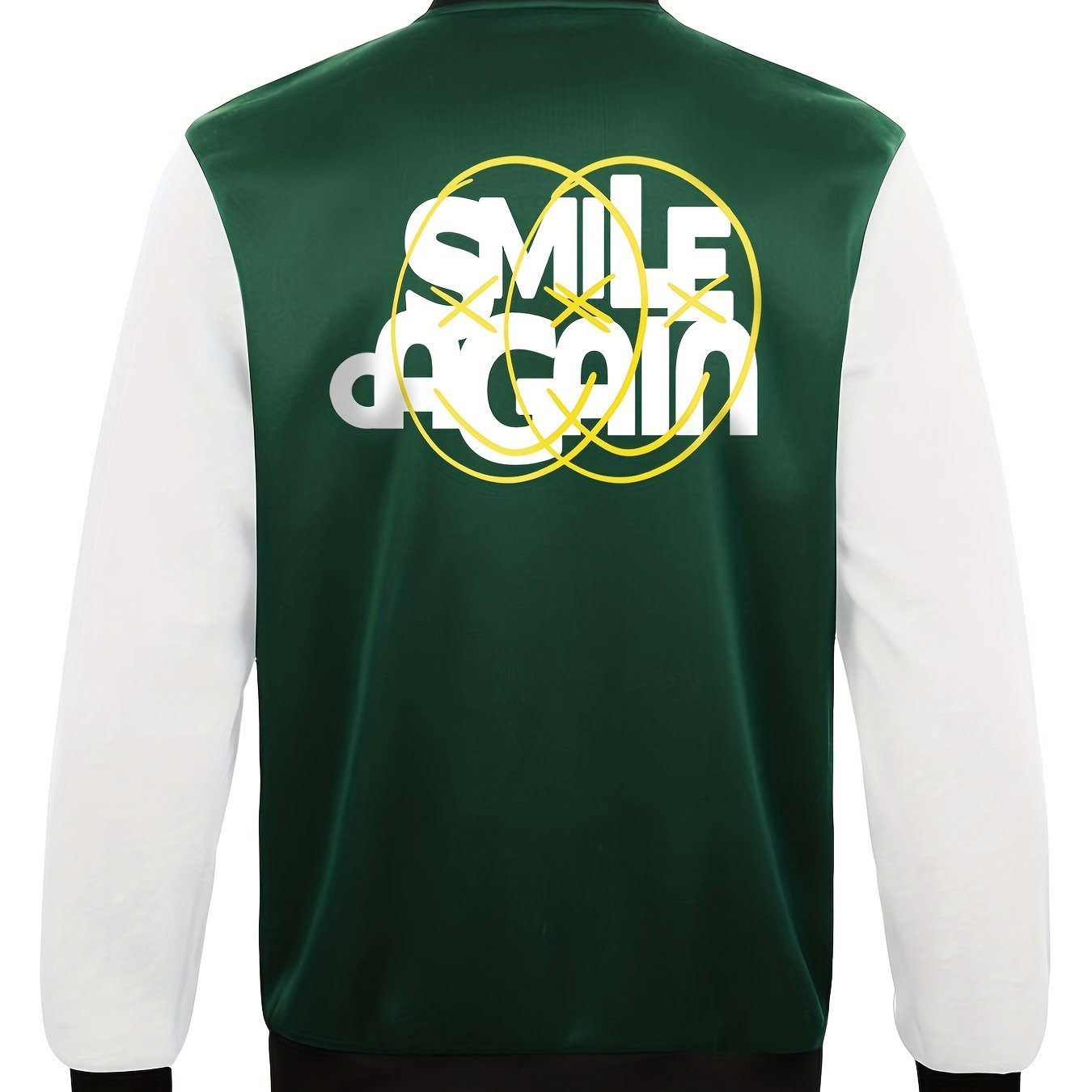 Men's Green Varsity Jacket | Extra Large | Cool Creative