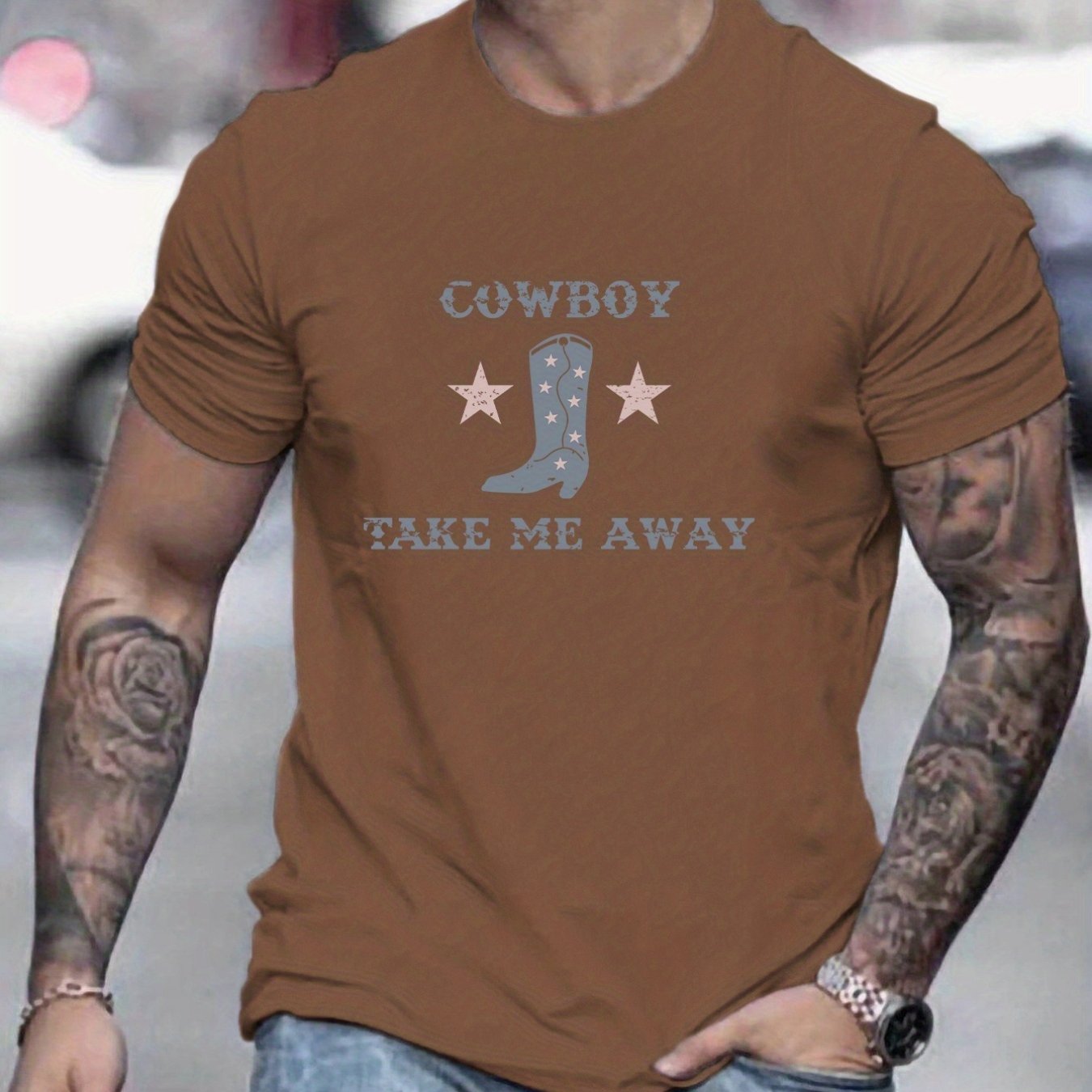 Cowboy Take Me Away T-Shirt Western Quotes Cowboys And Boots