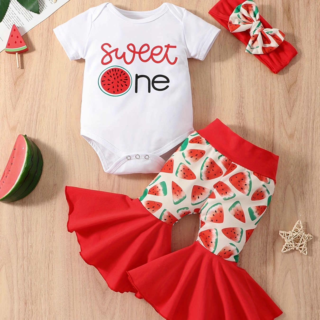 Watermelon on sale baby outfit